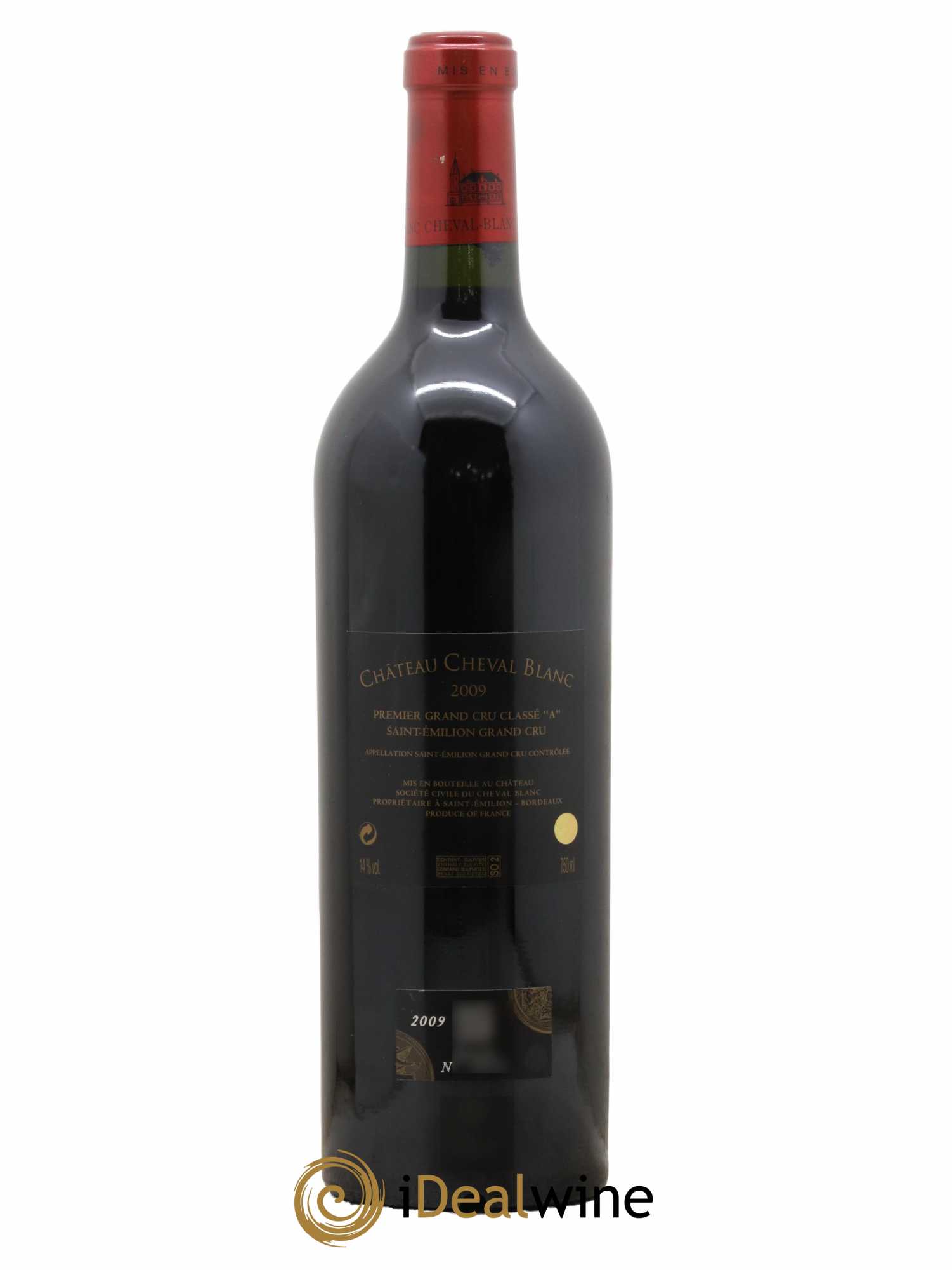 Château Cheval Blanc 1er Grand Cru Classé A 2009 - Lot de 1 bouteille - 1
