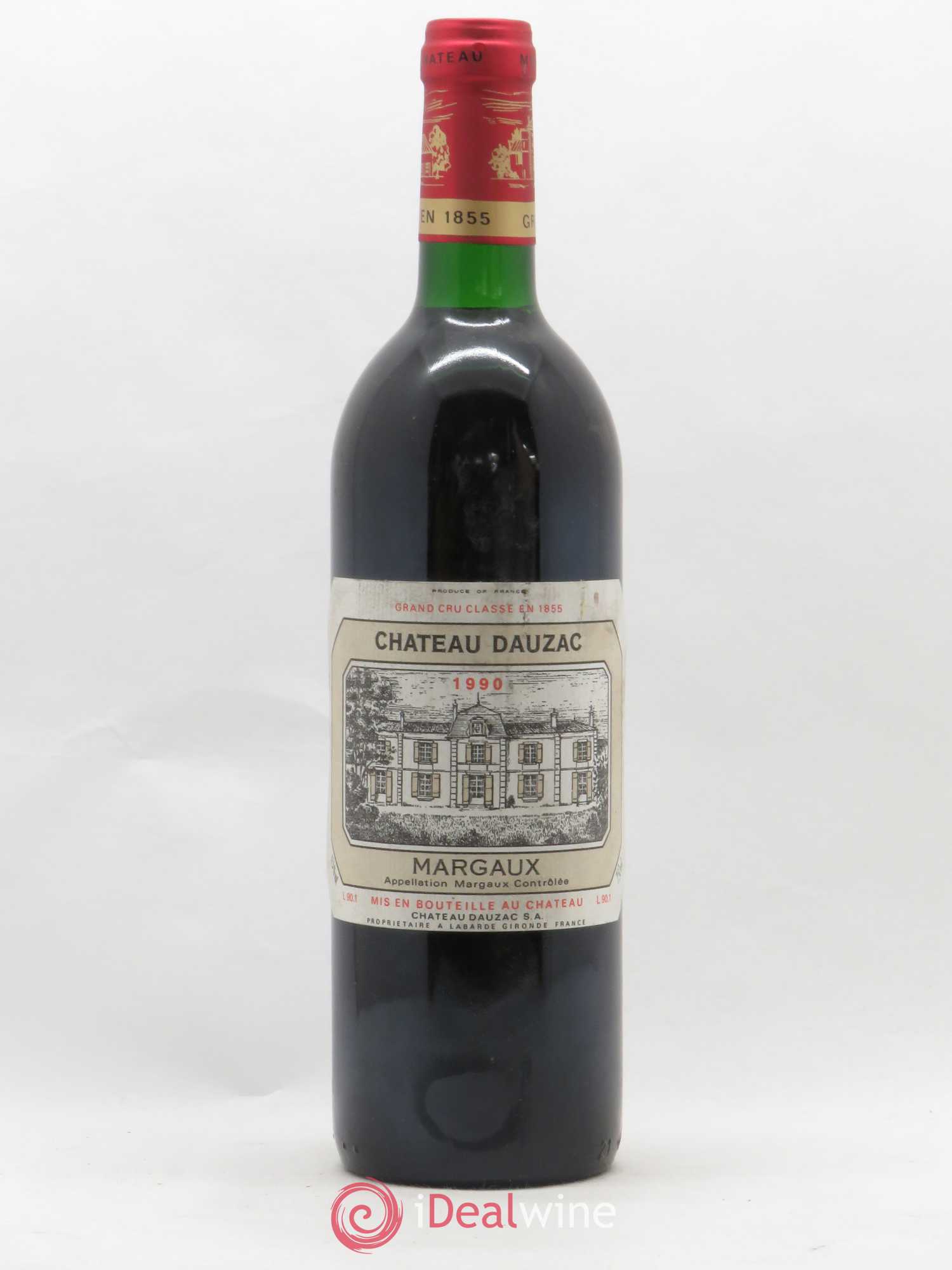 Château Dauzac 5ème Grand Cru Classé 1990 - Lot de 1 bouteille - 0