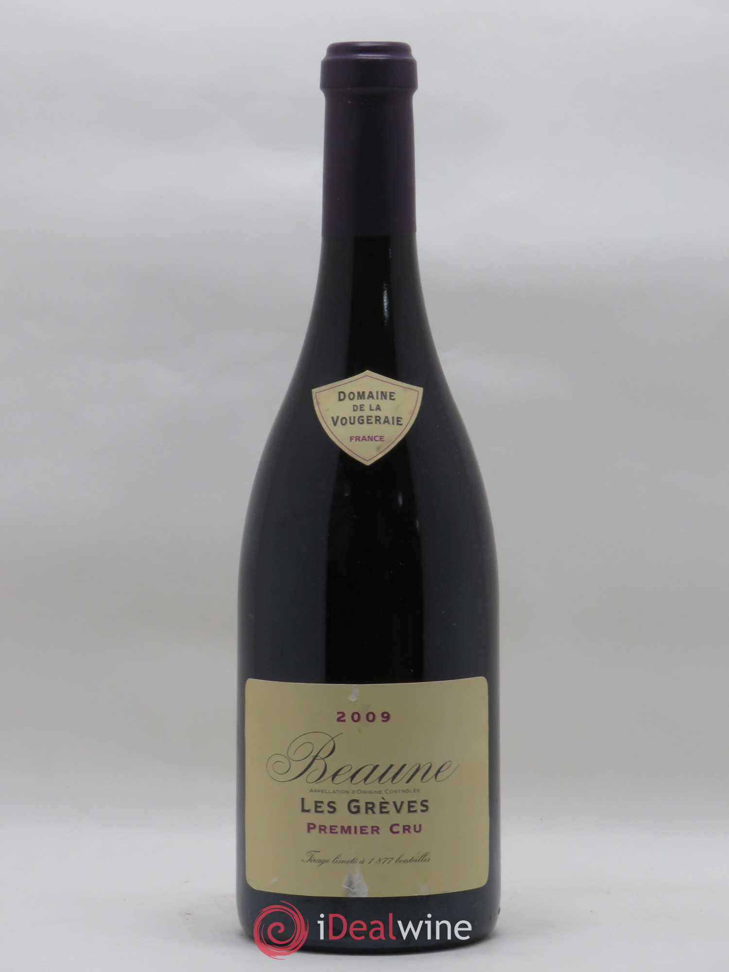 Beaune 1er Cru Les Greves Domaine de la Vougeraie 2009 - Posten von 1 Flasche - 0