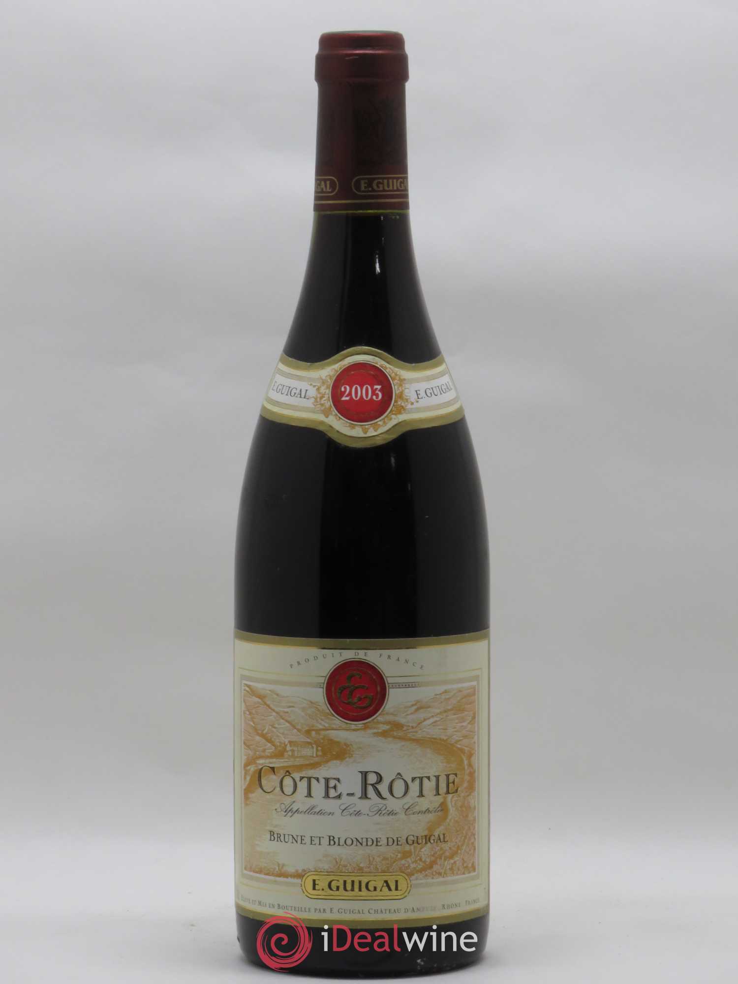 Côte-Rôtie Côtes Brune et Blonde Guigal 2003 - Lot de 1 bouteille - 0