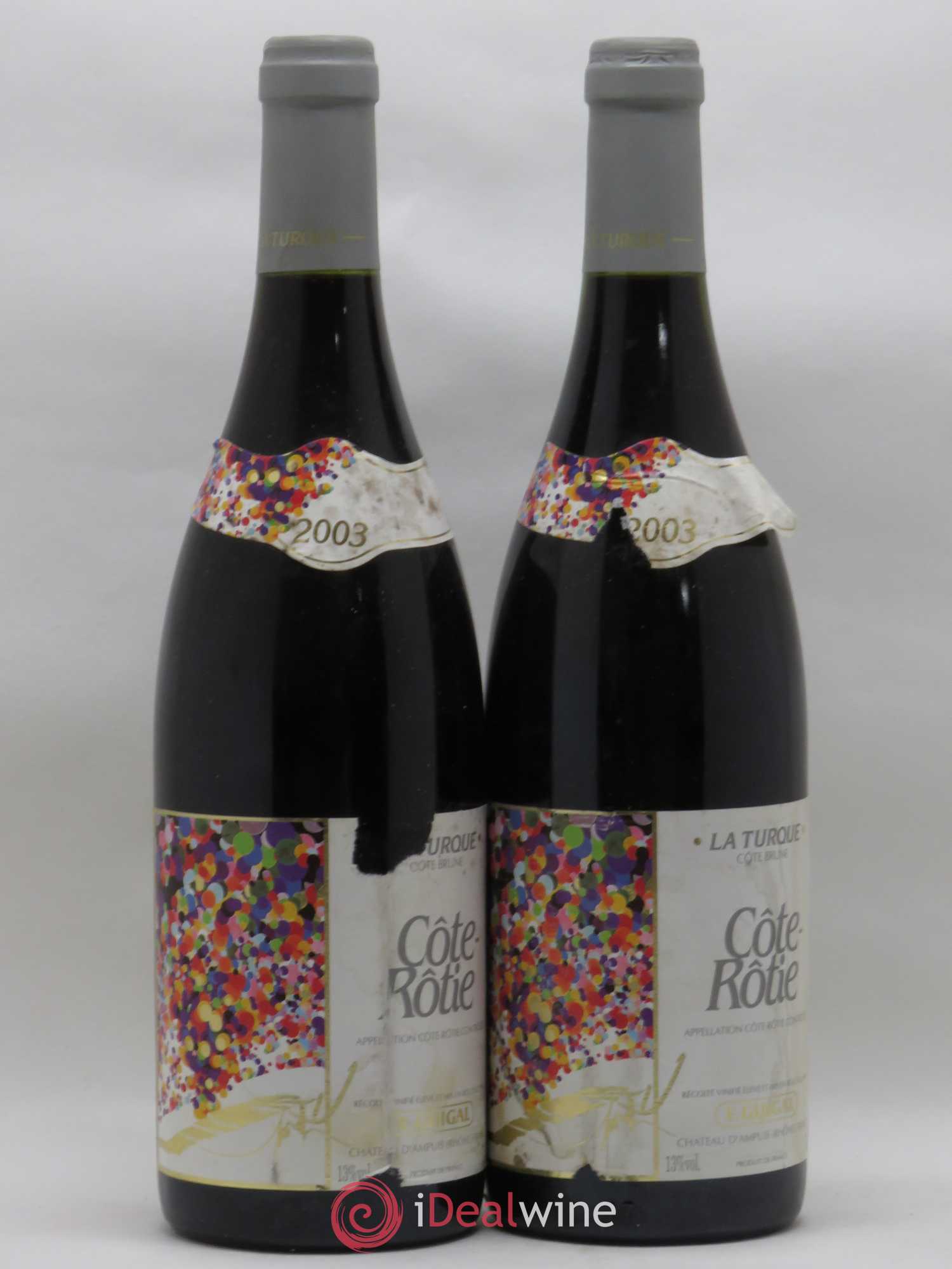 Côte-Rôtie La Turque Guigal 2003 - Lot de 2 bouteilles - 0