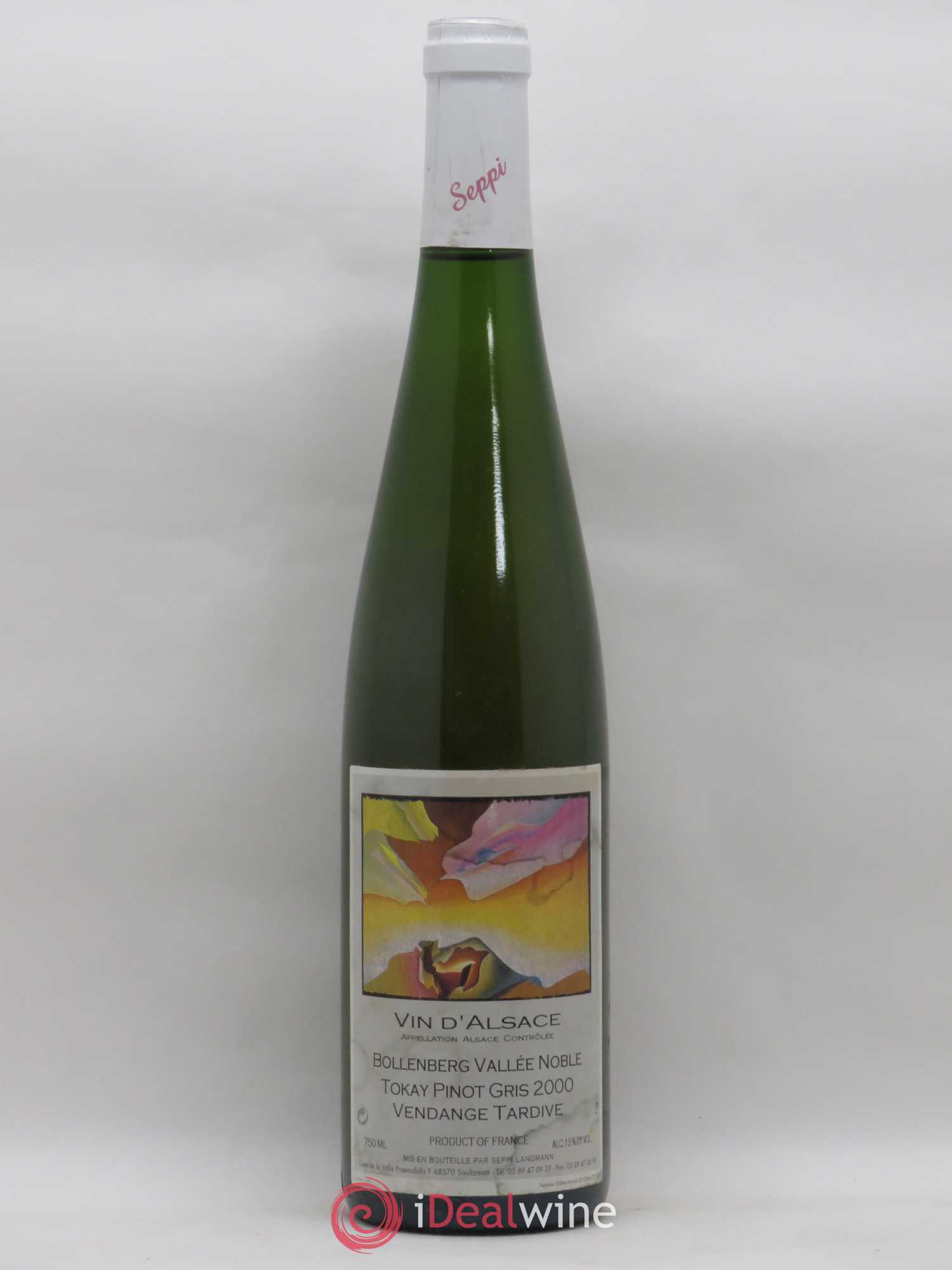 Pinot Gris Bollenberg Vallee Noble Vendange Tardive domaine Seppi Landmann 2000 - Posten von 1 Flasche - 0