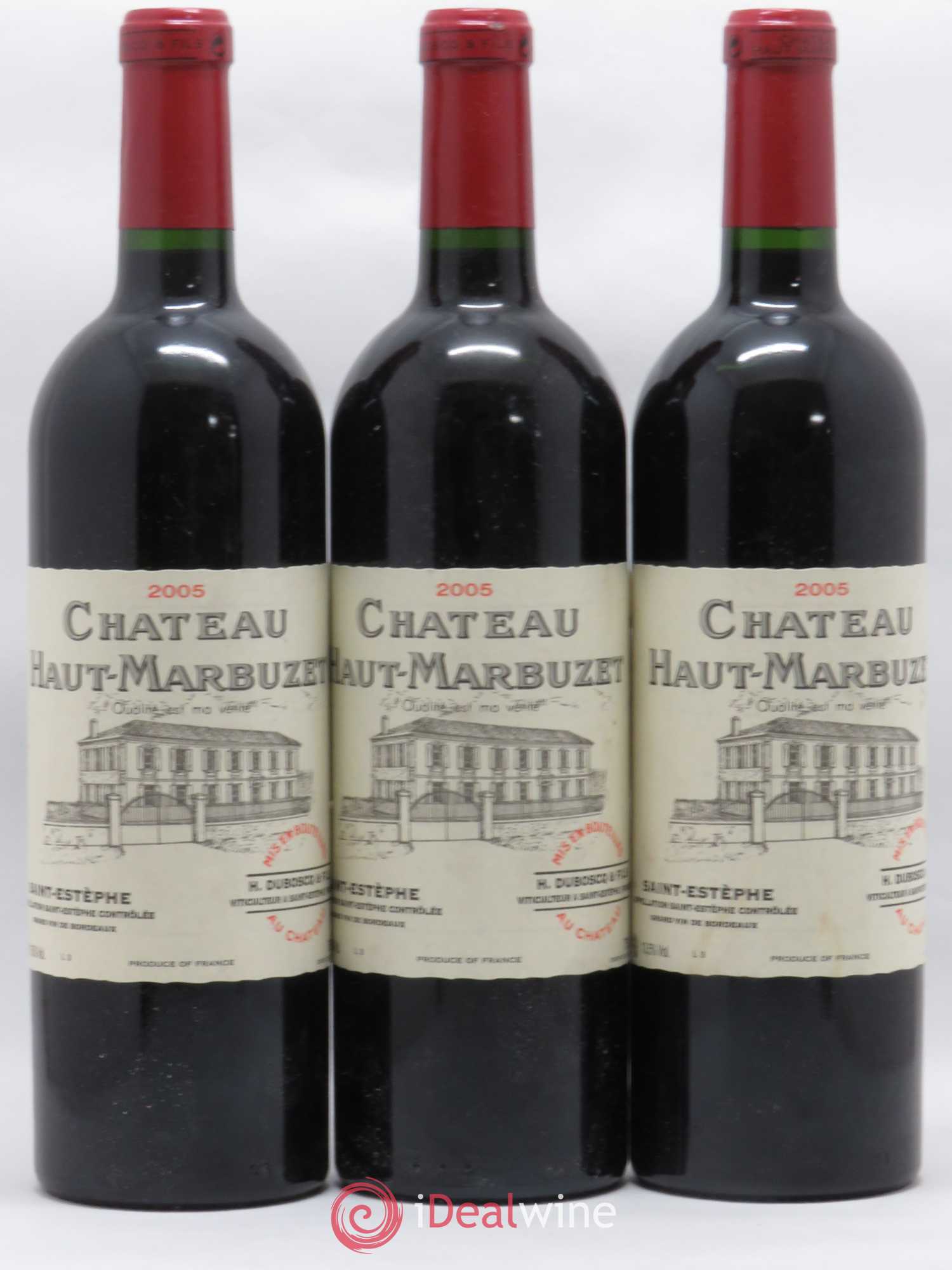 Château Haut Marbuzet 2005 - Lot de 3 bouteilles - 0