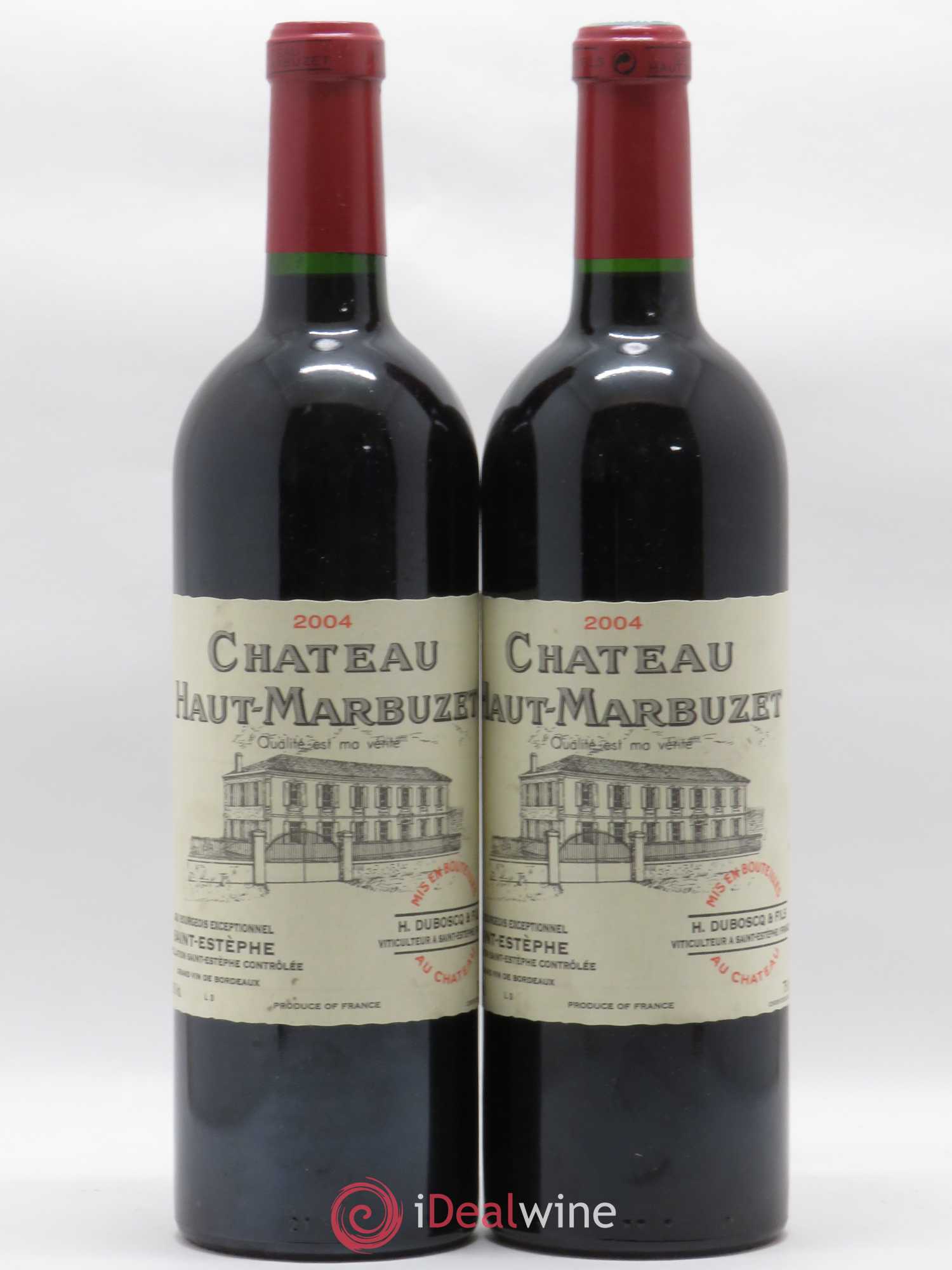 Château Haut Marbuzet 2004 - Lot de 2 bouteilles - 0