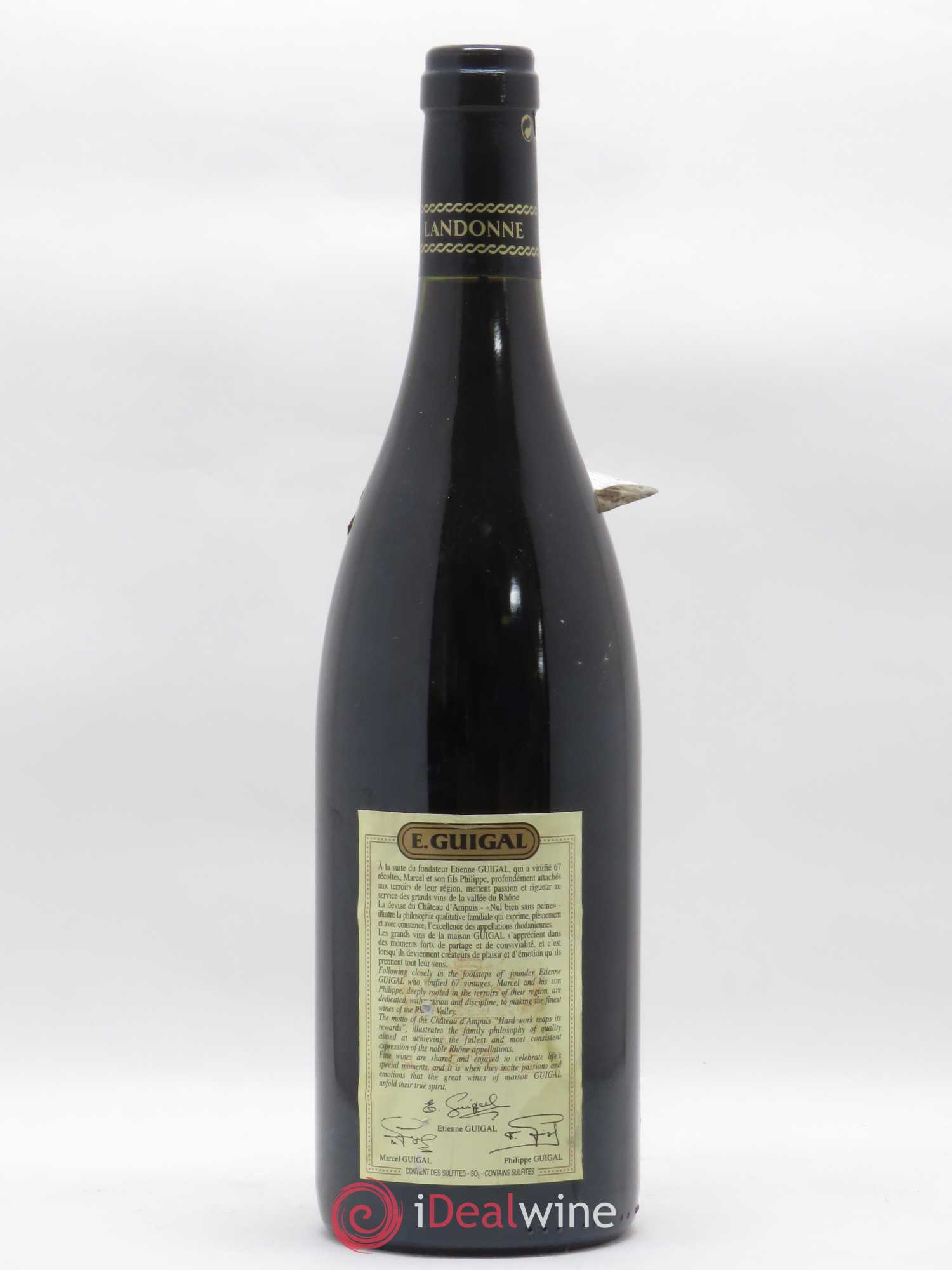 Côte-Rôtie La Landonne Guigal 2003 - Lot de 1 bouteille - 1