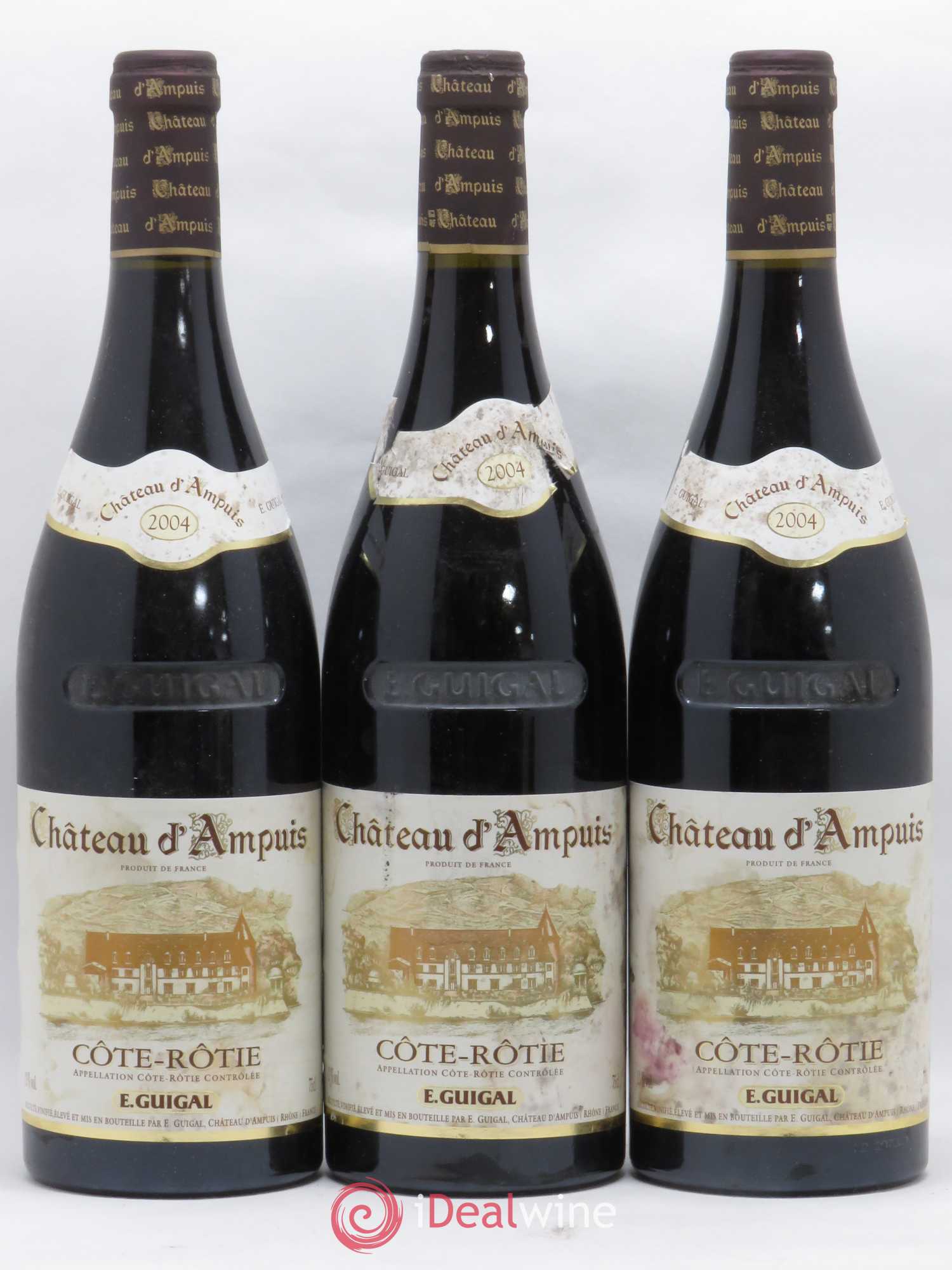 Côte-Rôtie Château d'Ampuis Guigal 2004 - Lot de 3 bouteilles - 0