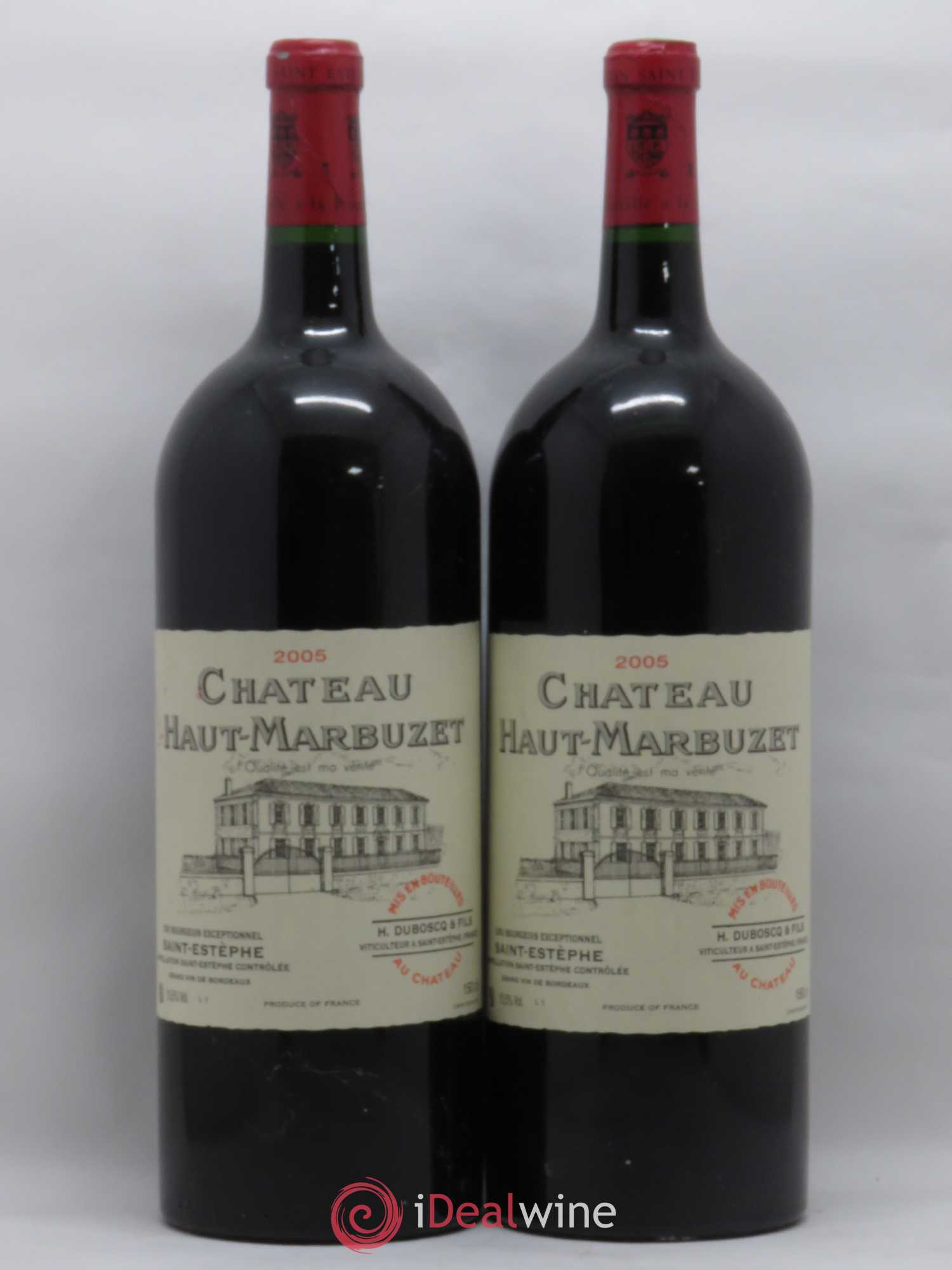Château Haut Marbuzet 2005 - Lot de 2 magnums - 0