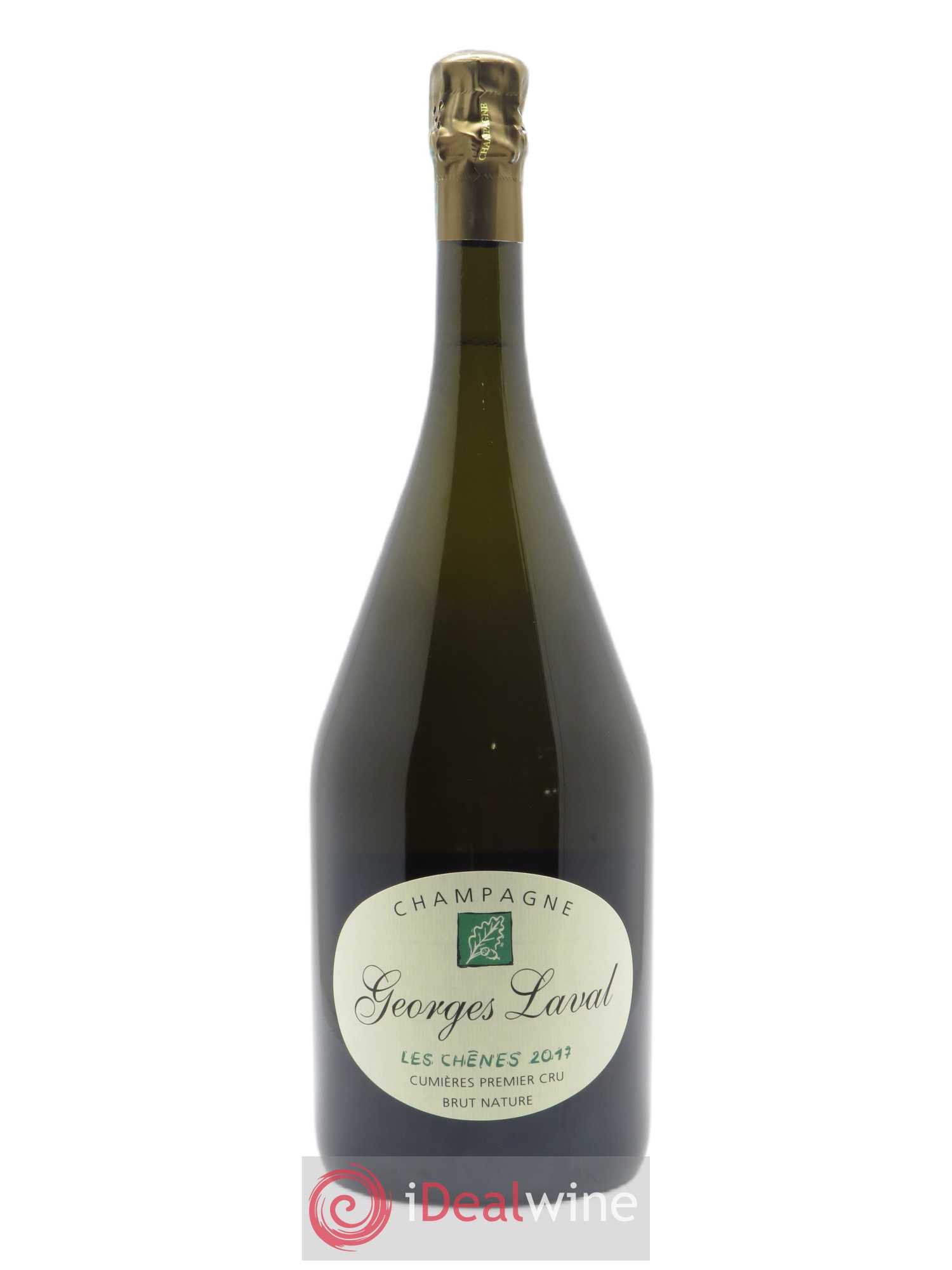 Les Chênes 1er Cru Brut Nature Georges Laval 2017 - Lot de 1 magnum - 1