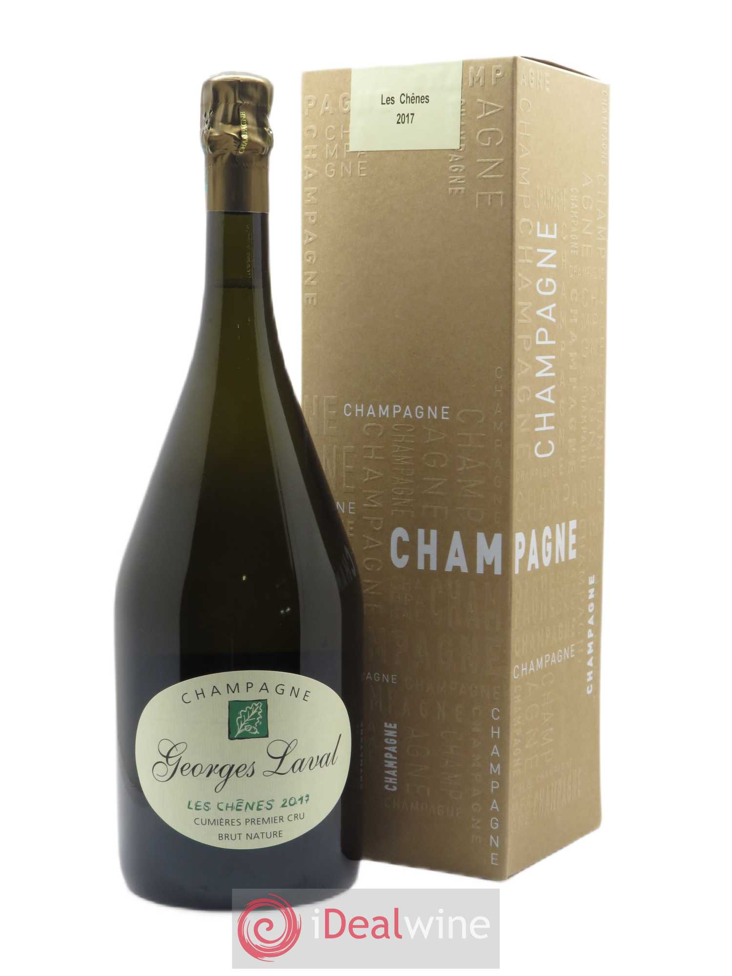 Les Chênes 1er Cru Brut Nature Georges Laval 2017 - Lot de 1 magnum - 0