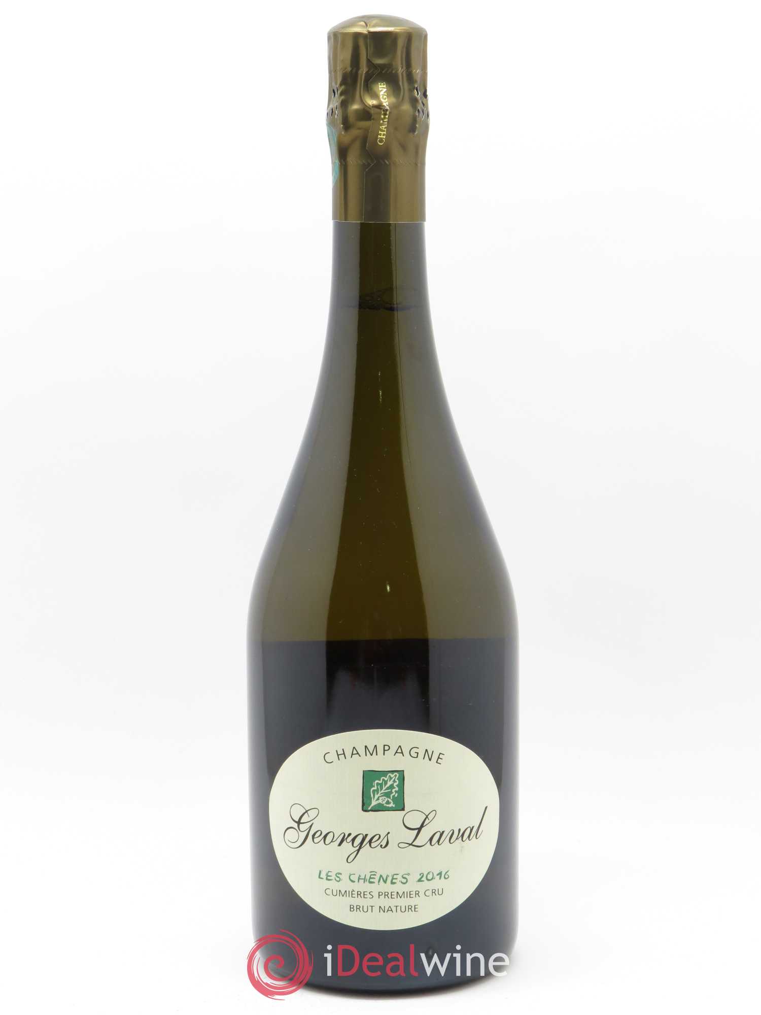 Les Chênes 1er Cru Brut Nature Georges Laval 2016 - Lot de 1 bouteille - 0