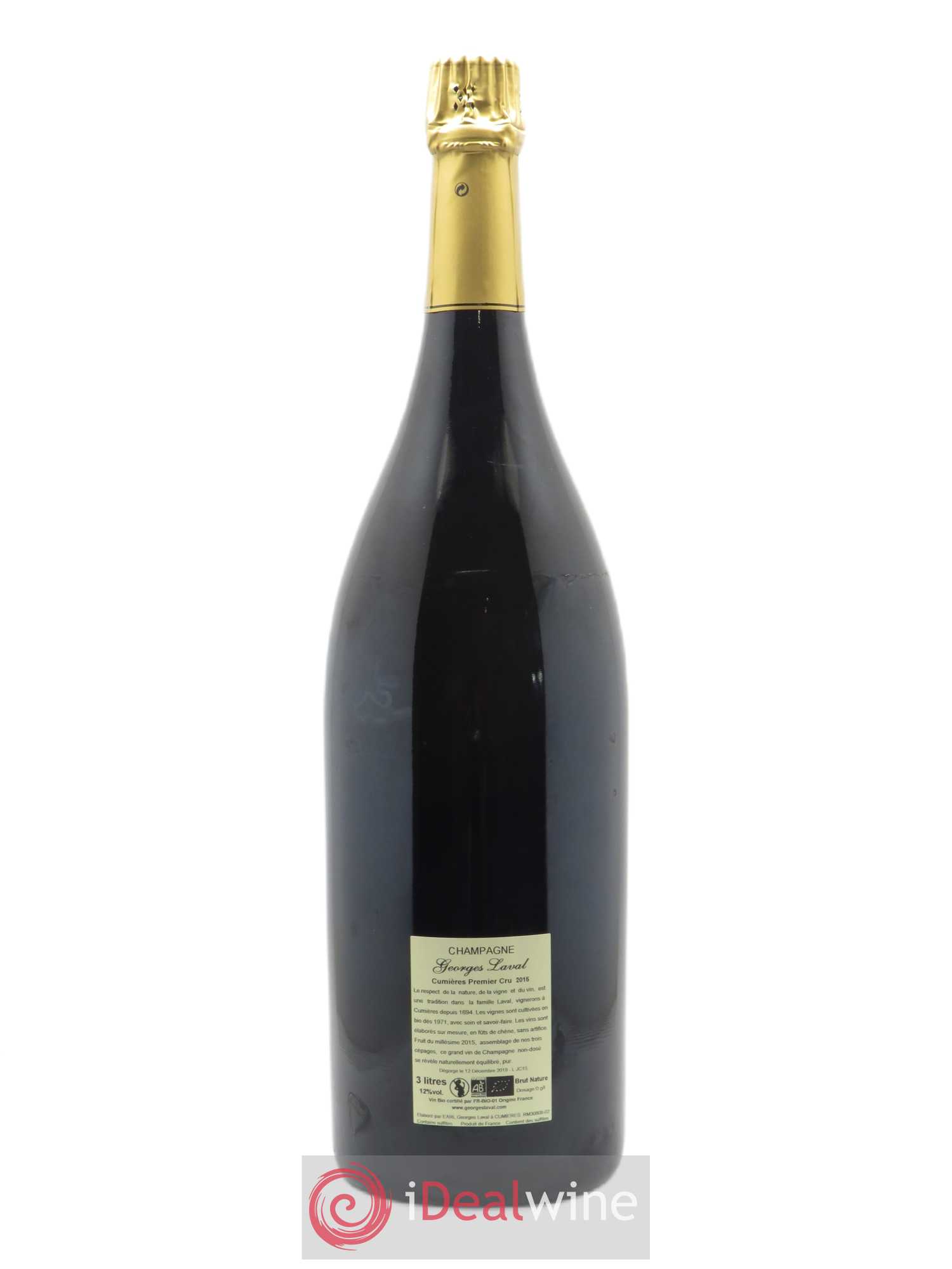 Cumières 1er Cru Brut Nature Georges Laval 2015 - Lot de 1 jeroboam - 1