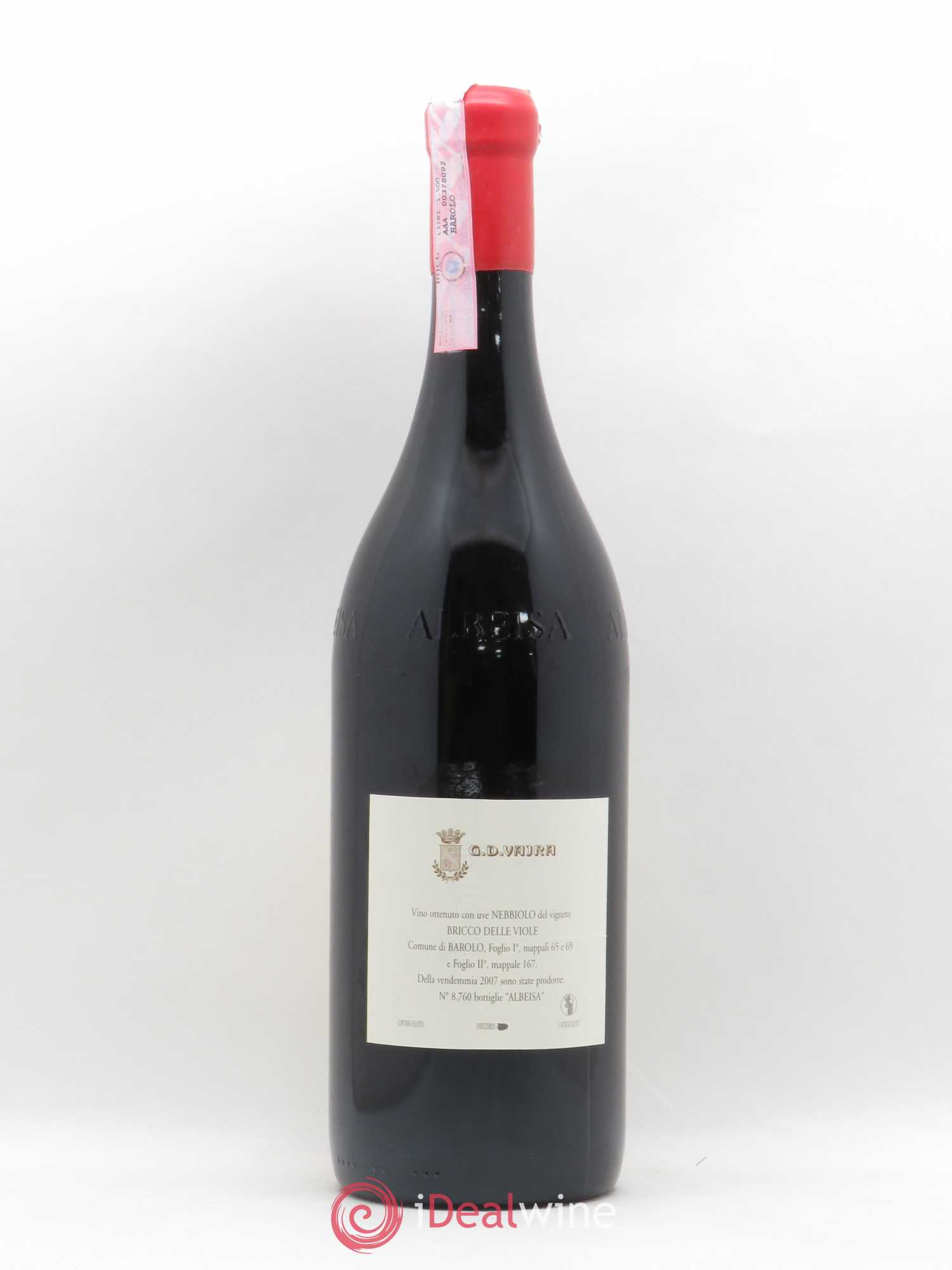 Barolo Vajra Bricco delle Viole 2007 - Posten von 1 Magnum - 1