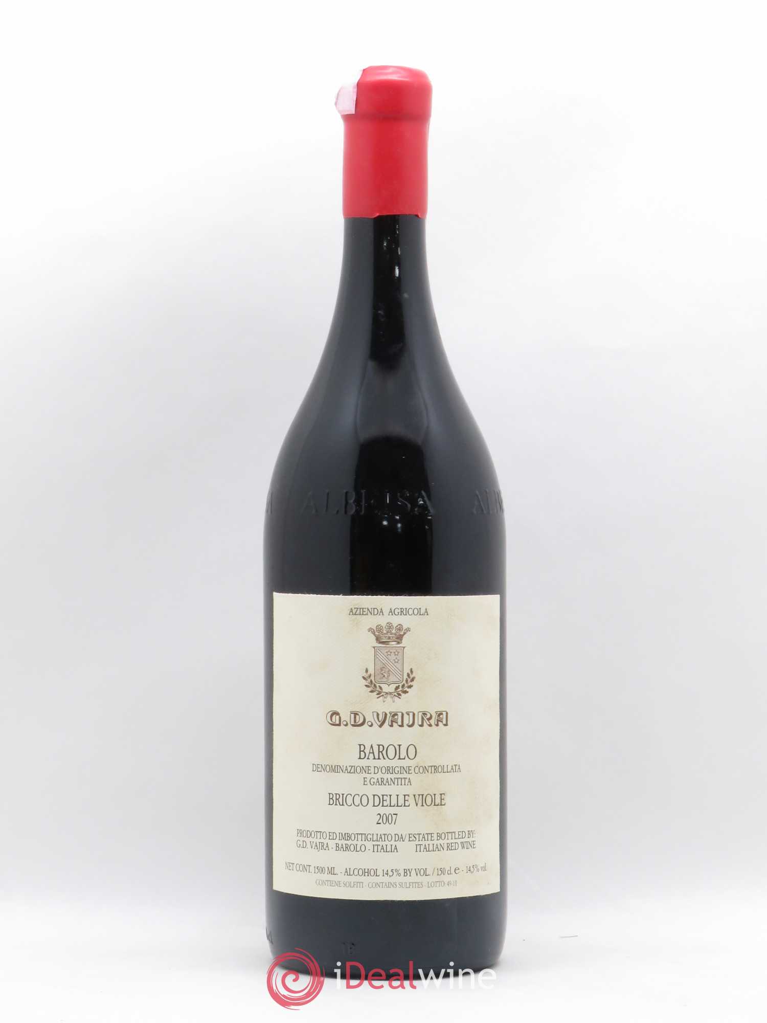 Barolo Vajra Bricco delle Viole 2007 - Posten von 1 Magnum - 0