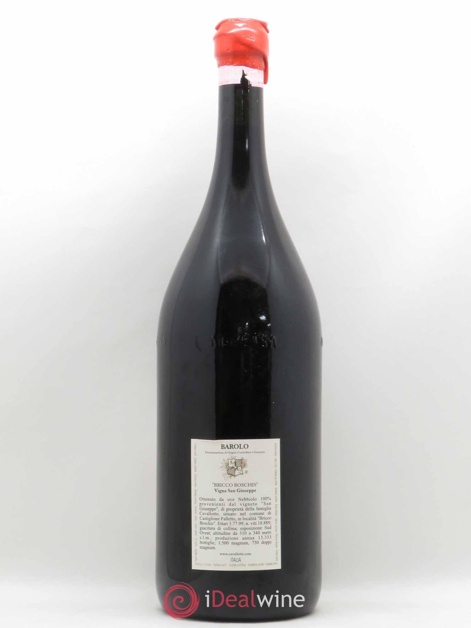 Barolo DOCG Bricco Boschis Vigna San Giuseppe Riserva Cavalotto 2001 - Lot of 1 double magnum - 1