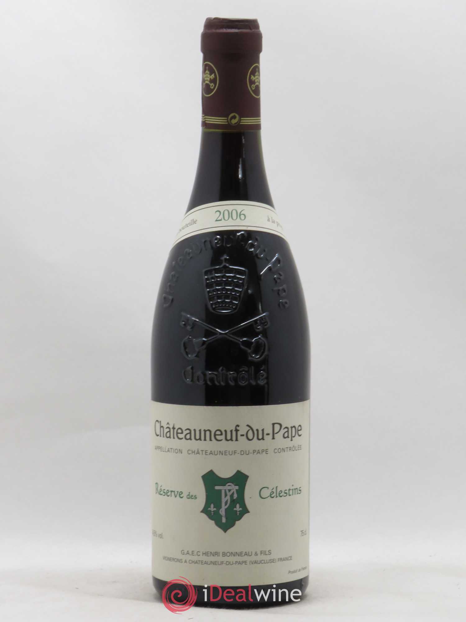 Châteauneuf-du-Pape Réserve des Célestins Henri Bonneau & Fils 2006 - Lot de 1 bouteille - 0