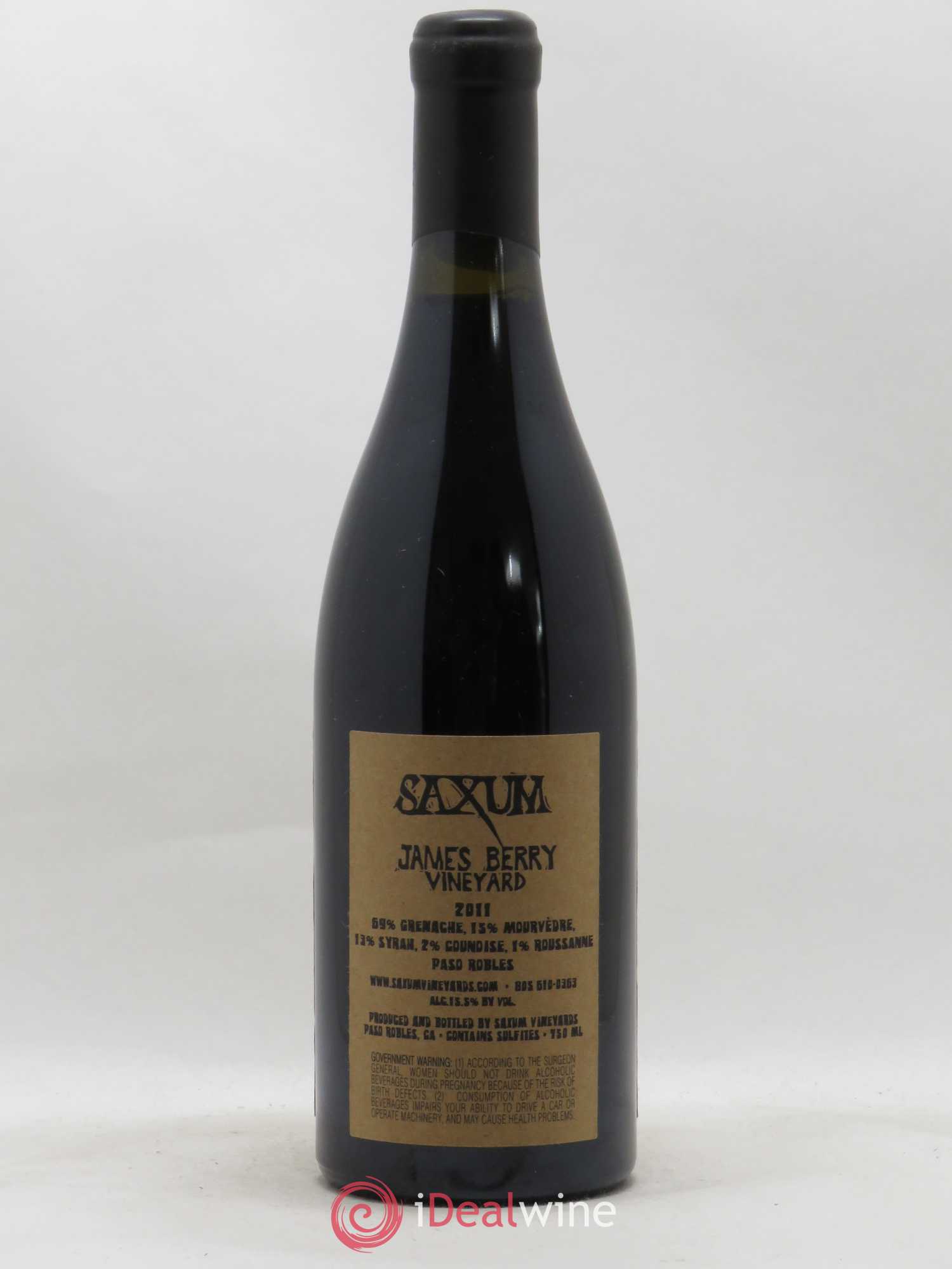 USA Saxum James Berry Vineyard 2011 - Posten von 1 Flasche - 1