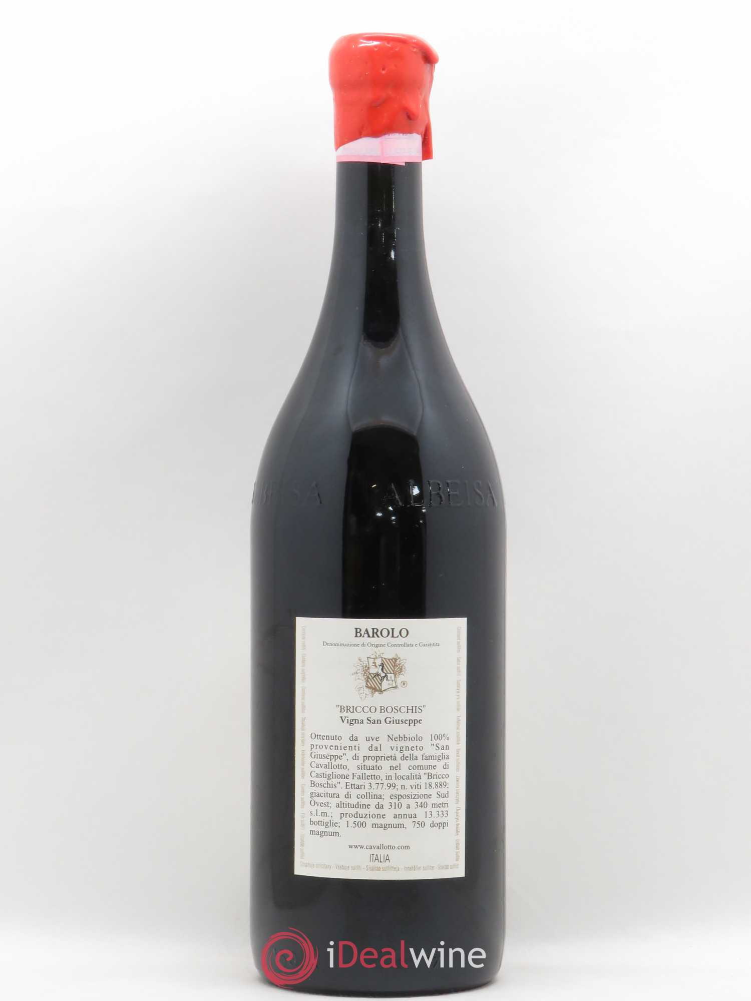 Barolo Bricco Boschis Vigna San Giuseppe Riserva Cavalotto 2004 - Posten von 1 Magnum - 1