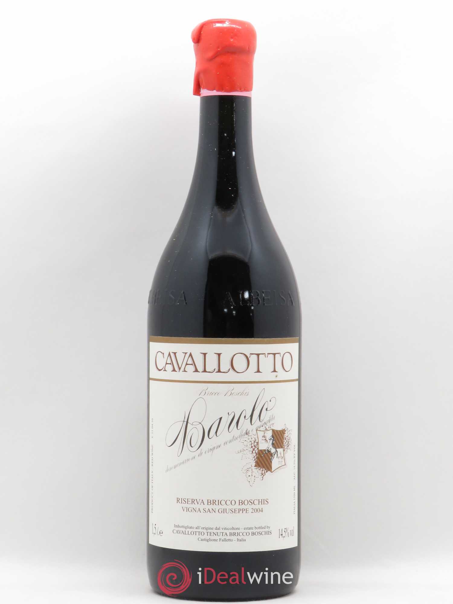 Barolo Bricco Boschis Vigna San Giuseppe Riserva Cavalotto 2004 - Posten von 1 Magnum - 0