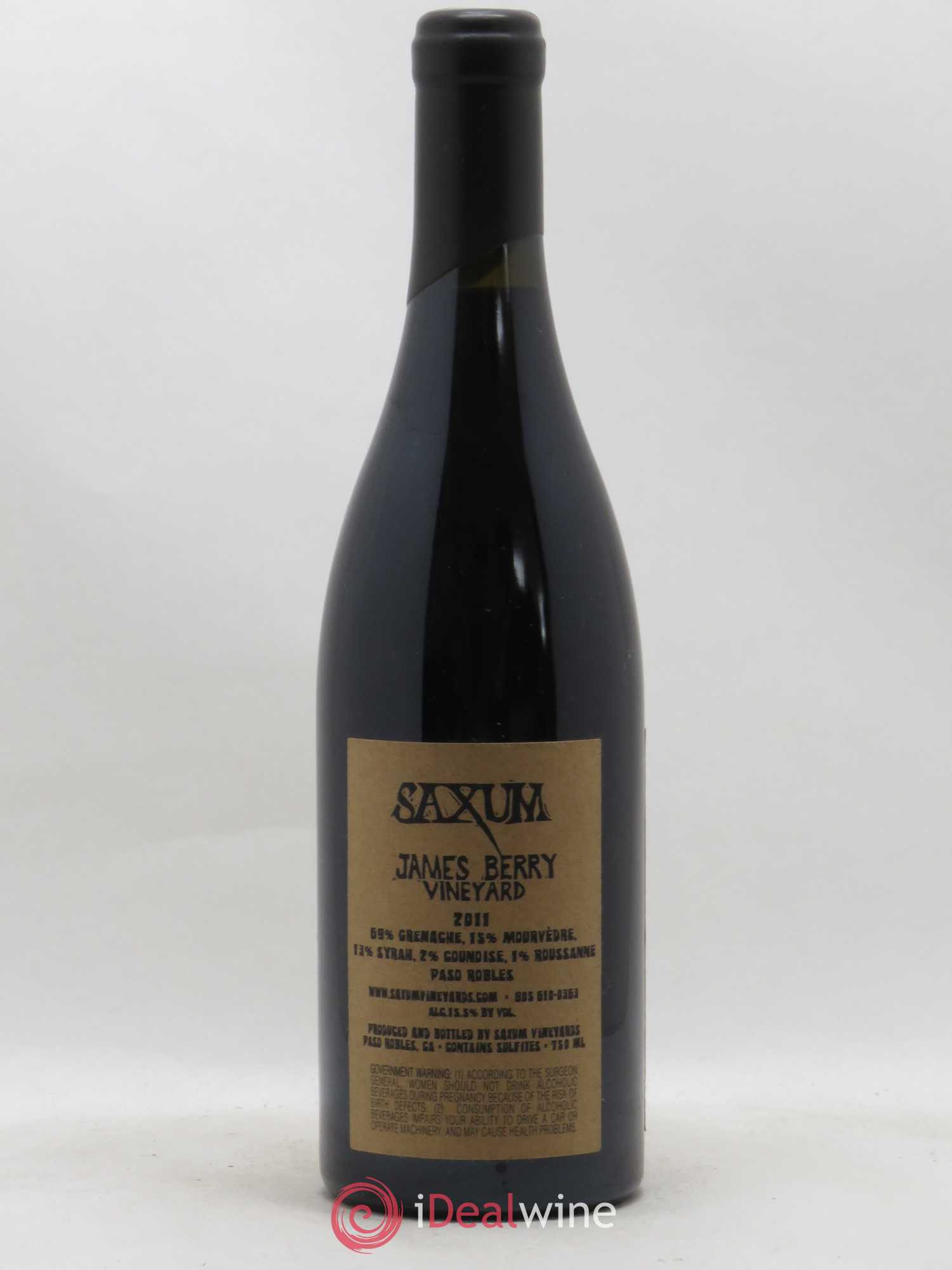 USA Saxum James Berry Vineyard 2011 - Posten von 1 Flasche - 1