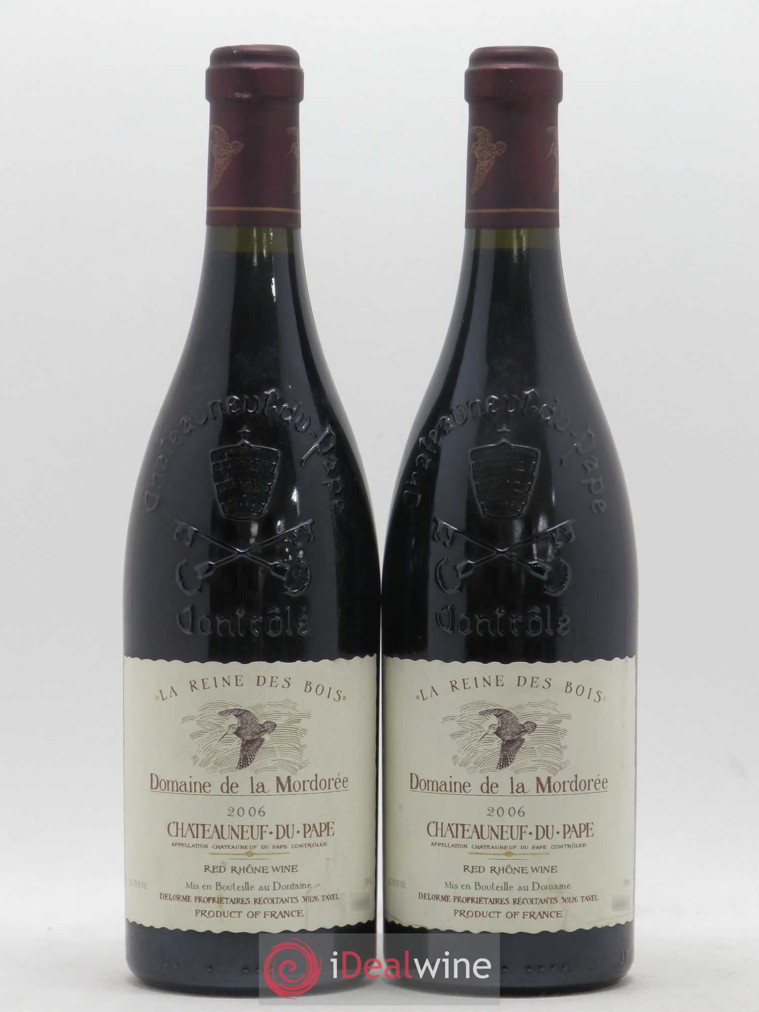 Châteauneuf-du-Pape Cuvée de la Reine des Bois La Mordorée (Domaine de) 2006 - Lot de 2 bouteilles - 0