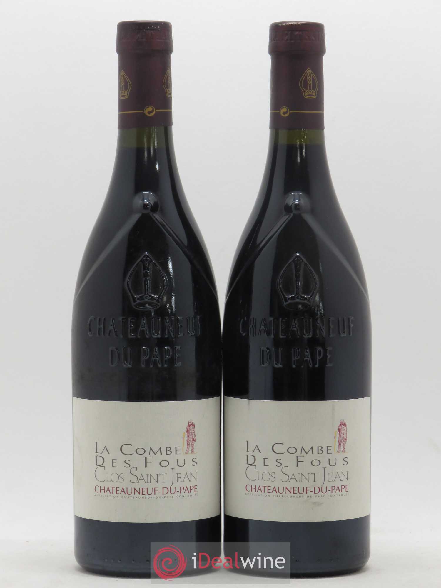 Châteauneuf-du-Pape Combes des Fous Clos St Jean 2007 - Posten von 2 Flaschen - 0