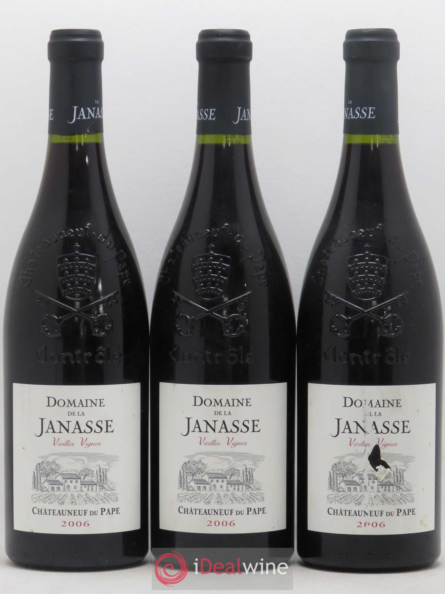 Châteauneuf-du-Pape Cuvée Vieilles Vignes La Janasse (Domaine de) 2006 - Lot de 3 bouteilles - 0