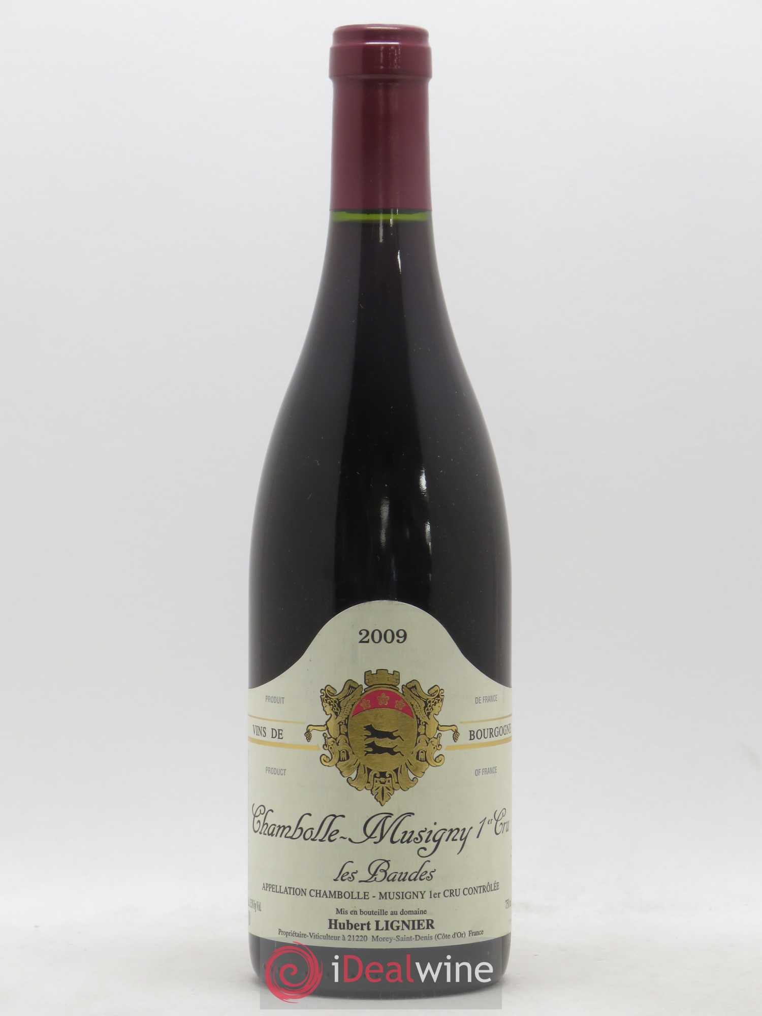 Chambolle-Musigny 1er Cru Les Baudes Hubert Lignier (Domaine) 2009 - Lot de 1 bouteille - 0