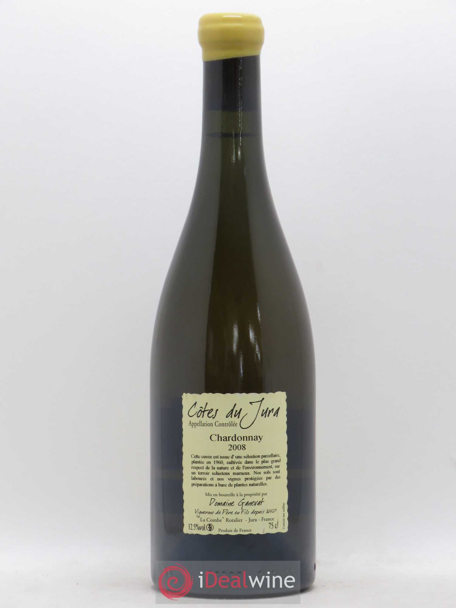 Côtes du Jura Grusse en Billat Jean-François Ganevat (Domaine) 2008 - Lot de 1 bouteille - 1