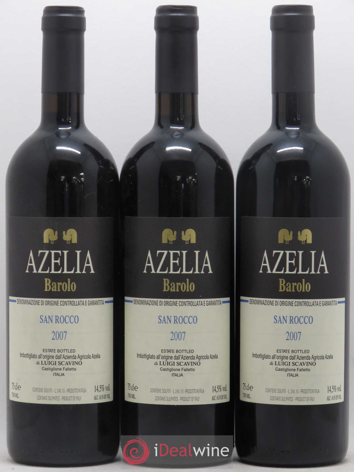 Barolo Azelia San Rocco 2007 - Posten von 3 Flaschen - 0
