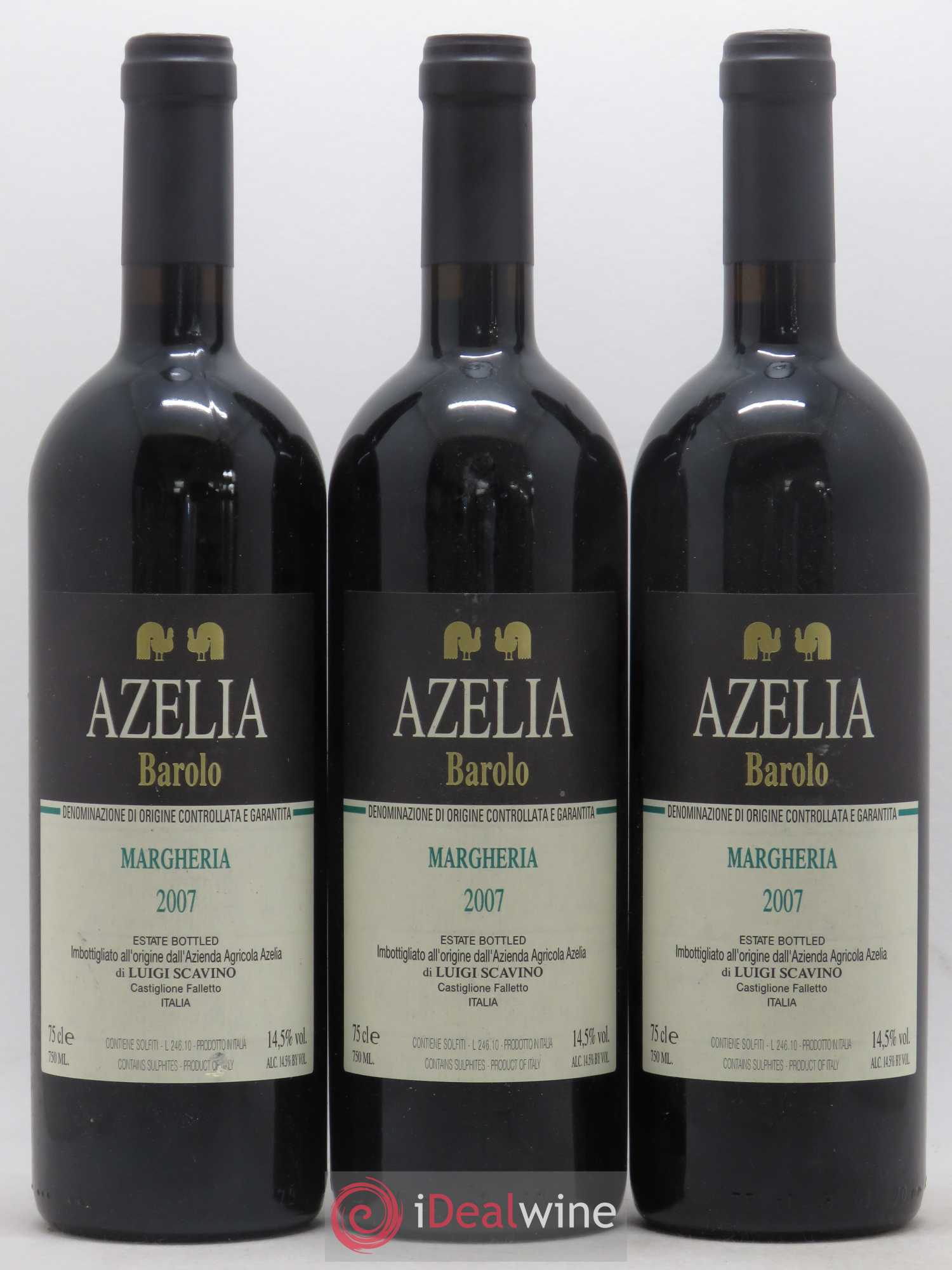 Barolo Azelia Margheria 2007 - Posten von 3 Flaschen - 0