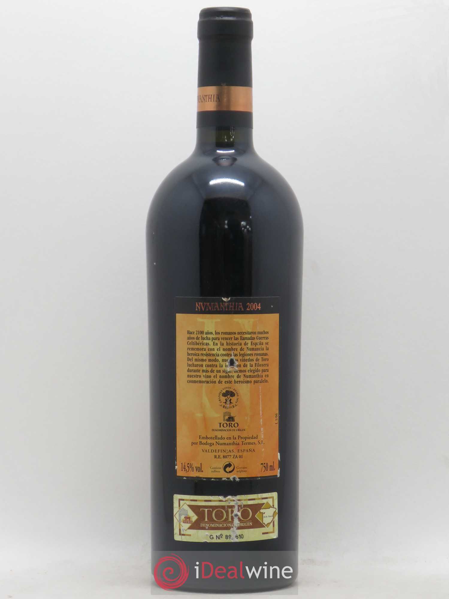 Toro DO Bodega Numanthia Numanthia 2004 - Lot de 1 bouteille - 1