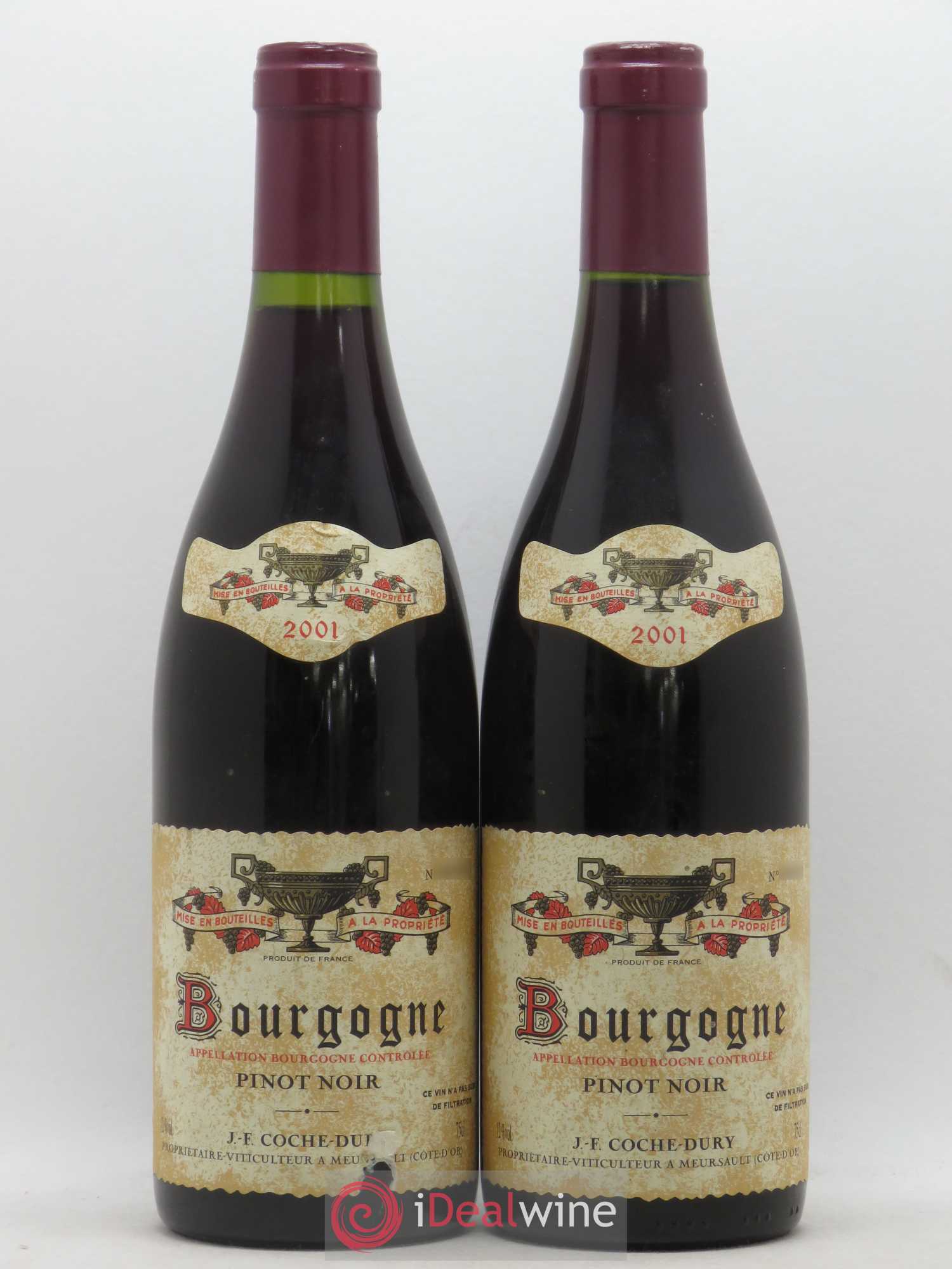 Bourgogne Coche Dury (Domaine) 2001 - Lot de 2 bouteilles - 0