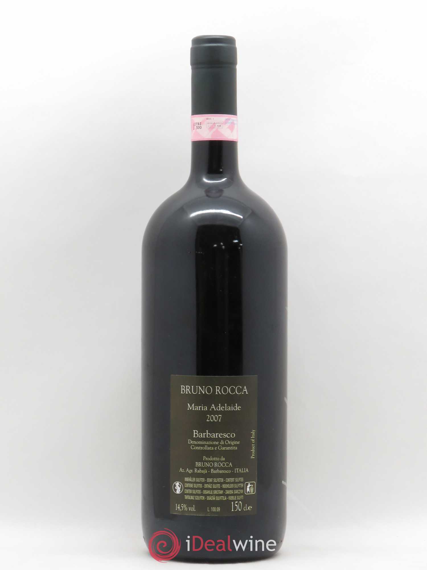 Barbaresco DOCG Maria Adelaide Bruno Rocca 2007 - Lot of 1 magnum - 1