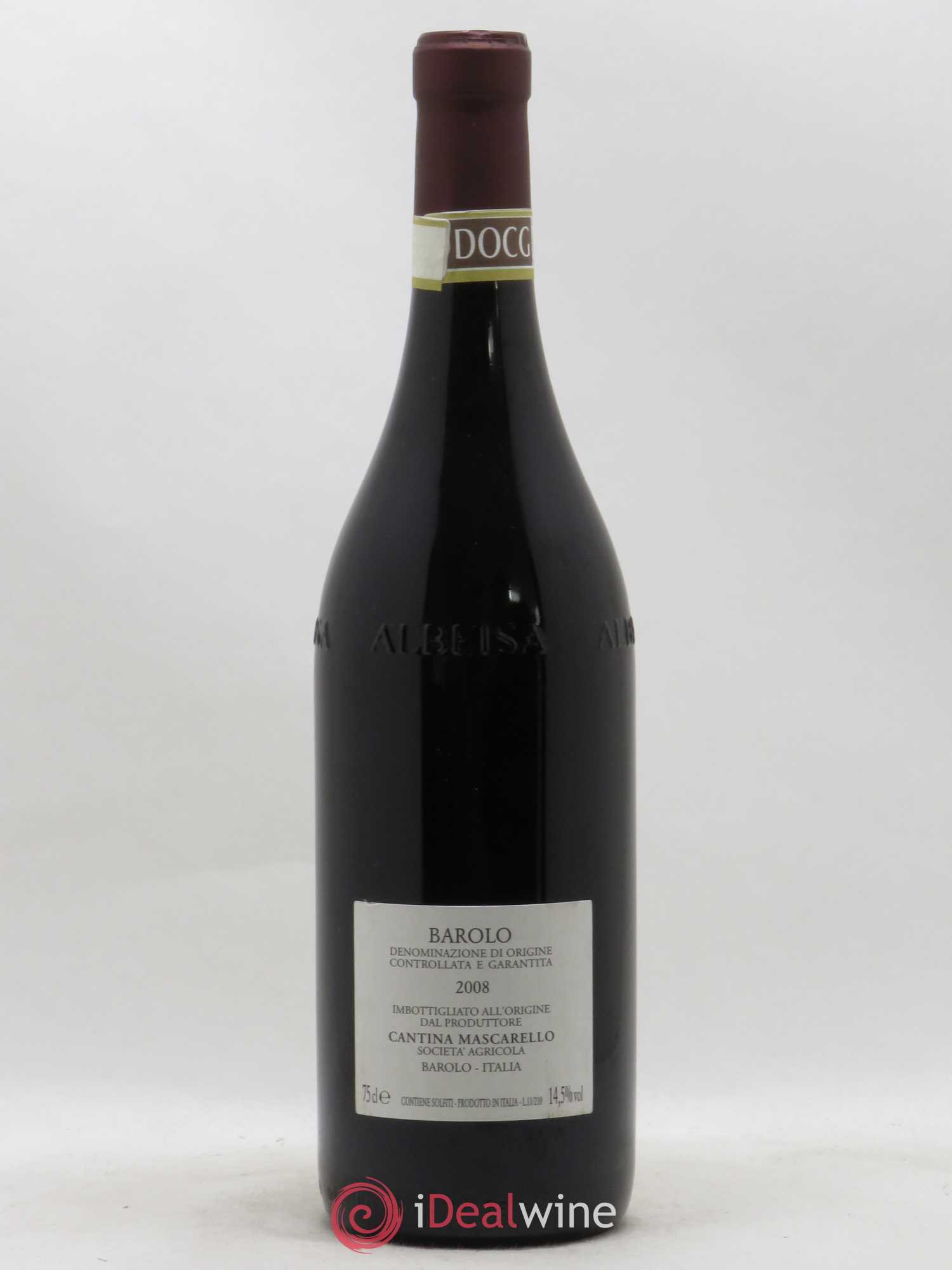 Barolo DOCG Bartolo Mascarello 2008 - Lot de 1 bouteille - 1