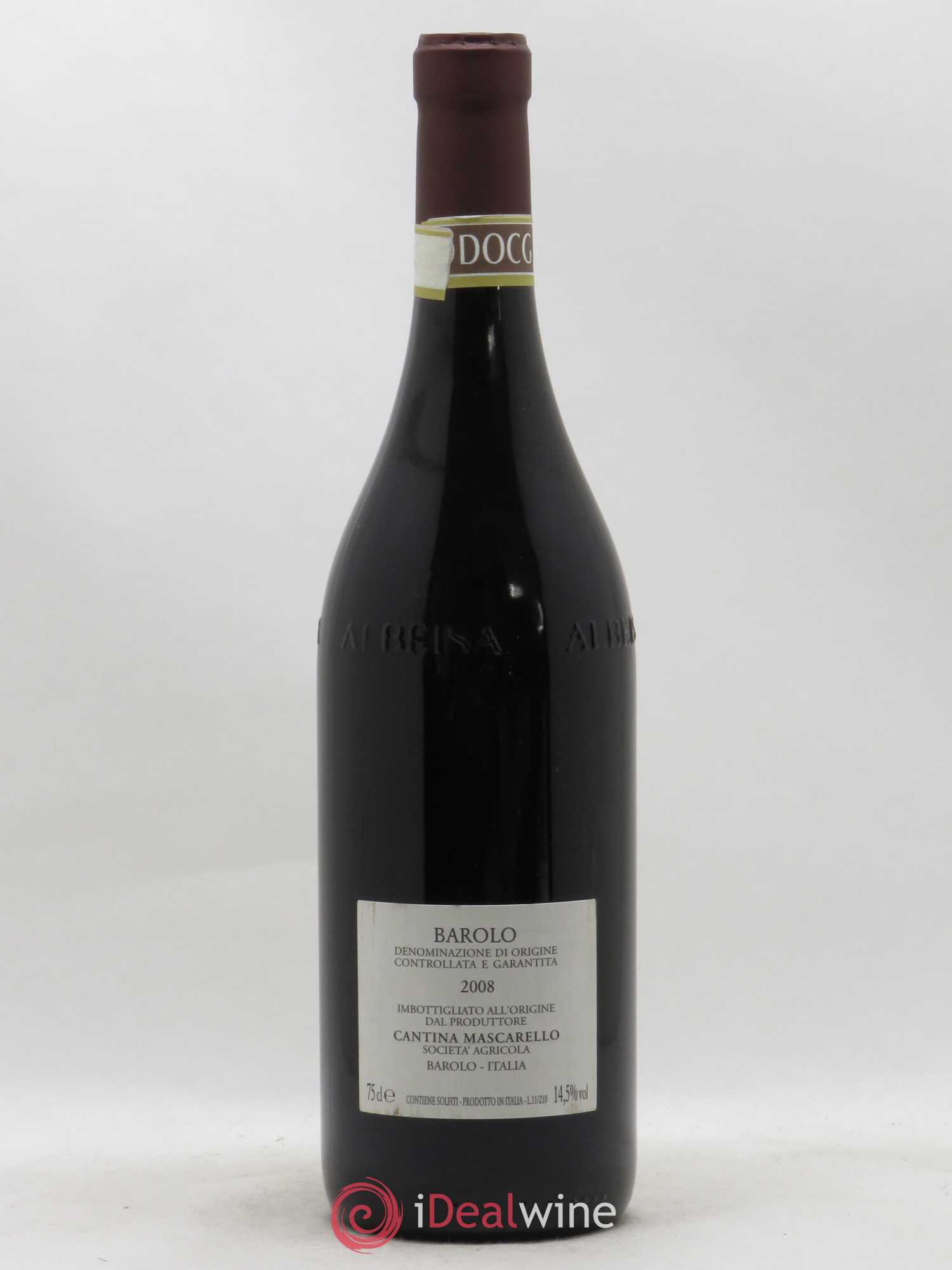 Barolo DOCG Bartolo Mascarello 2008 - Lot de 1 bouteille - 1