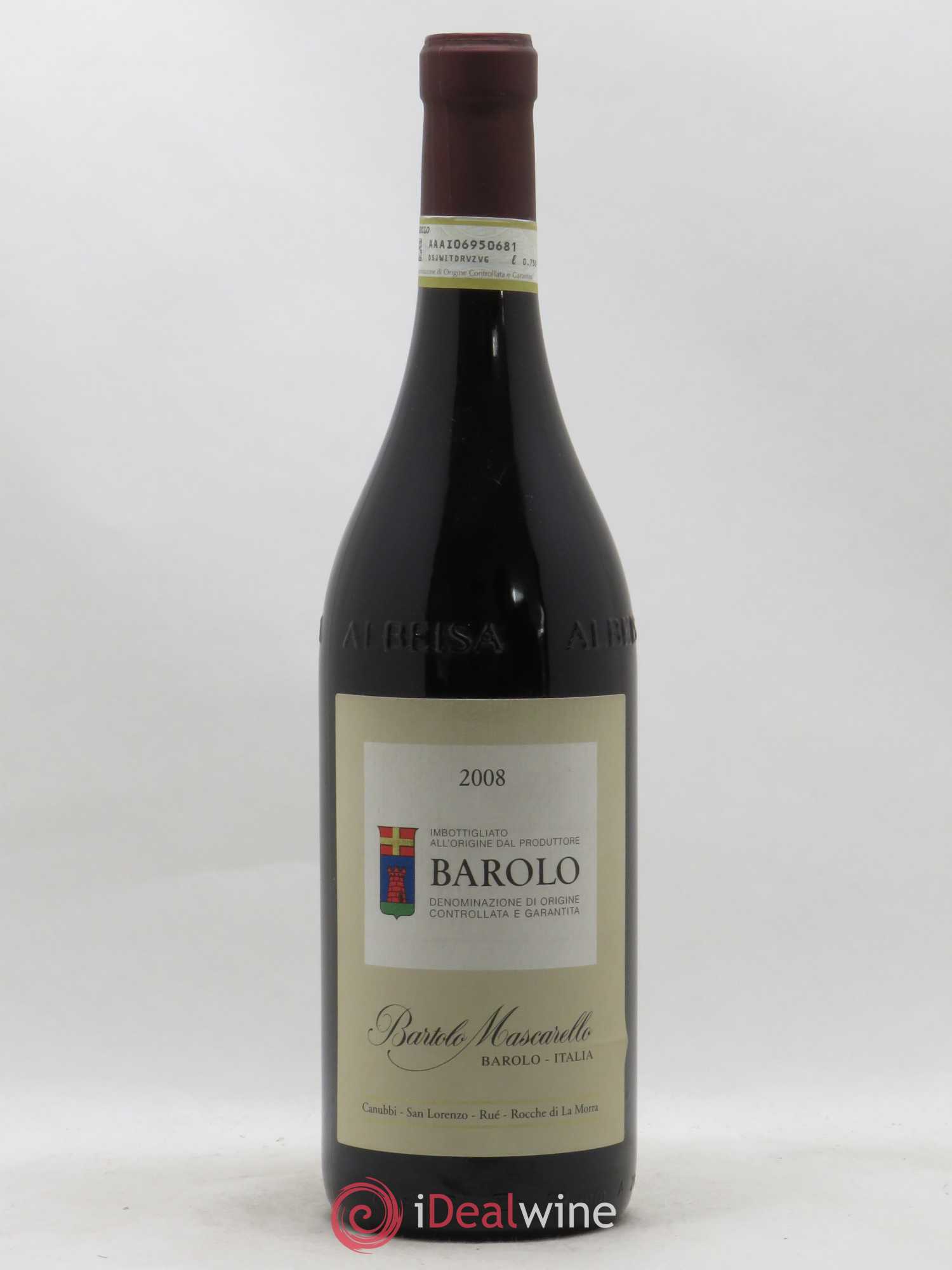 Barolo DOCG Bartolo Mascarello 2008 - Lot de 1 bouteille - 0