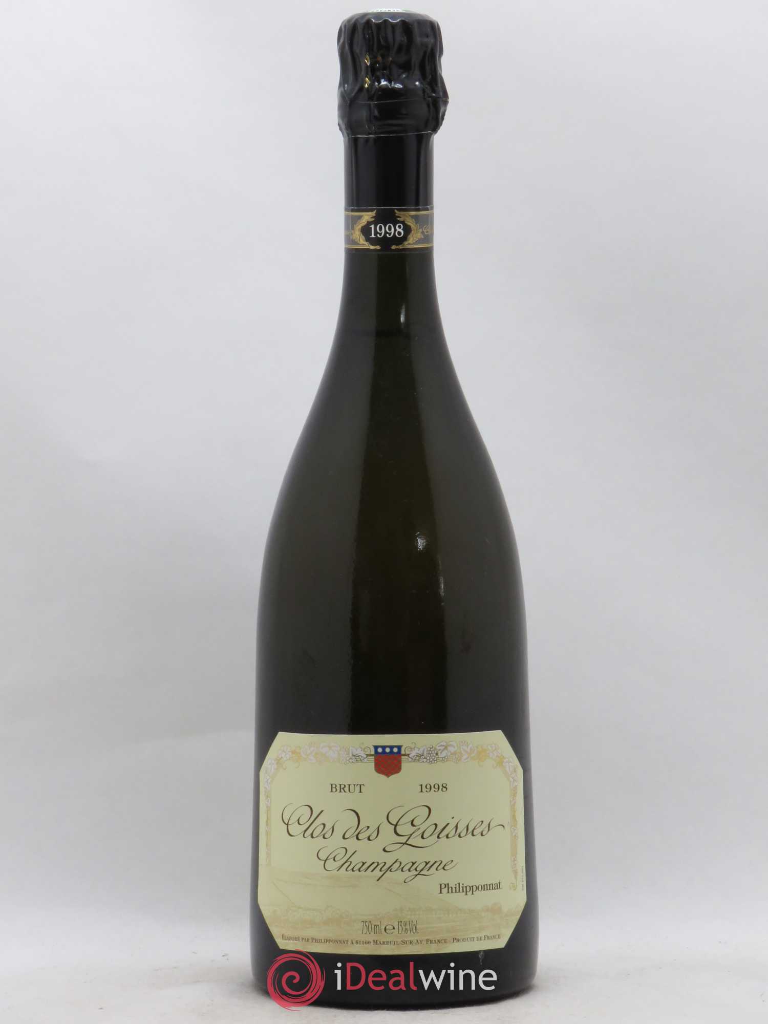 Clos des Goisses Philipponnat 1998 - Lot de 1 bouteille - 0