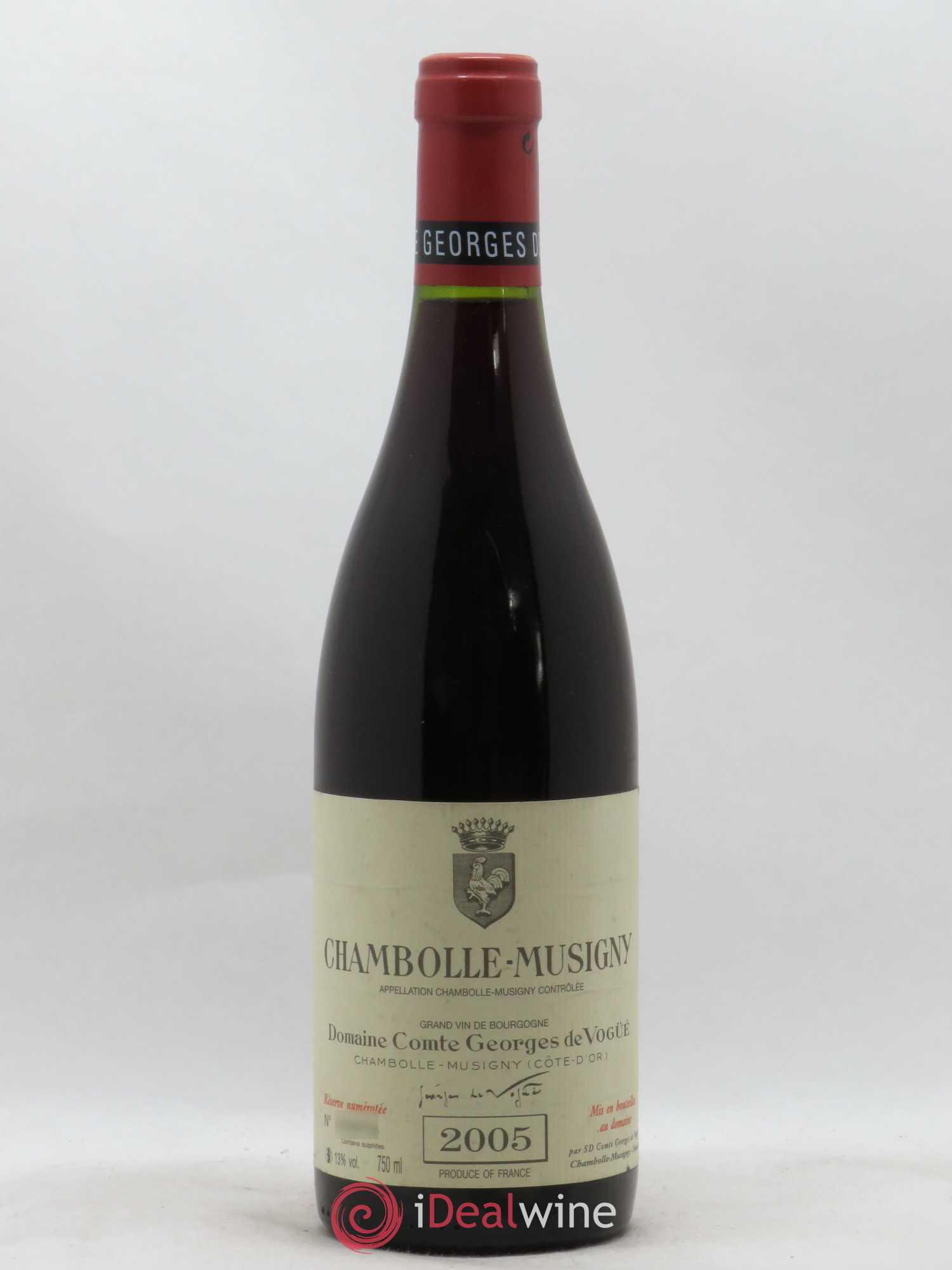 Chambolle-Musigny Comte Georges de Vogüé 2005 - Lot de 1 bouteille - 0