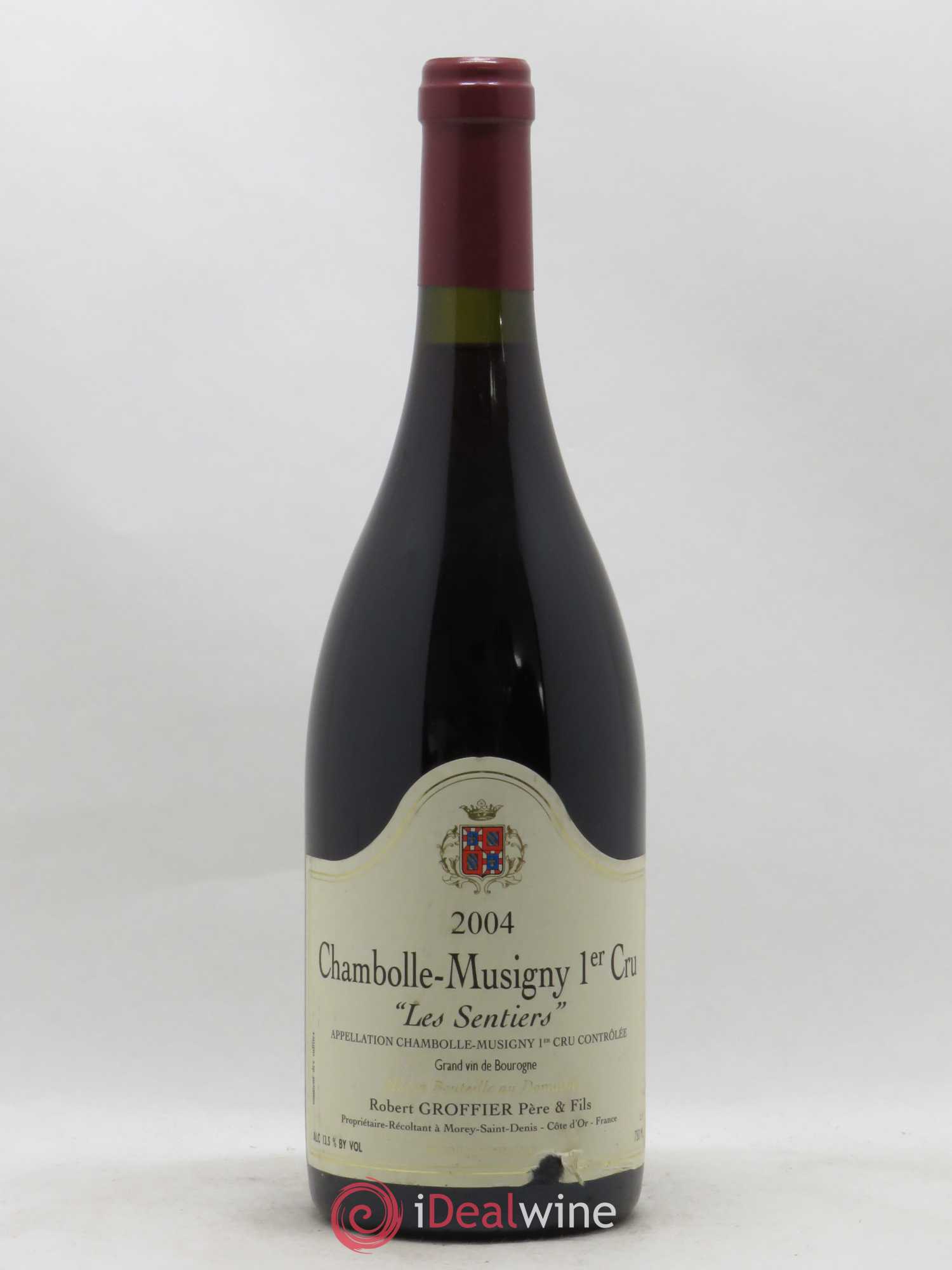 Chambolle-Musigny 1er Cru Les Sentiers Robert Groffier Père & Fils (Domaine) 2004 - Lot de 1 bouteille - 0