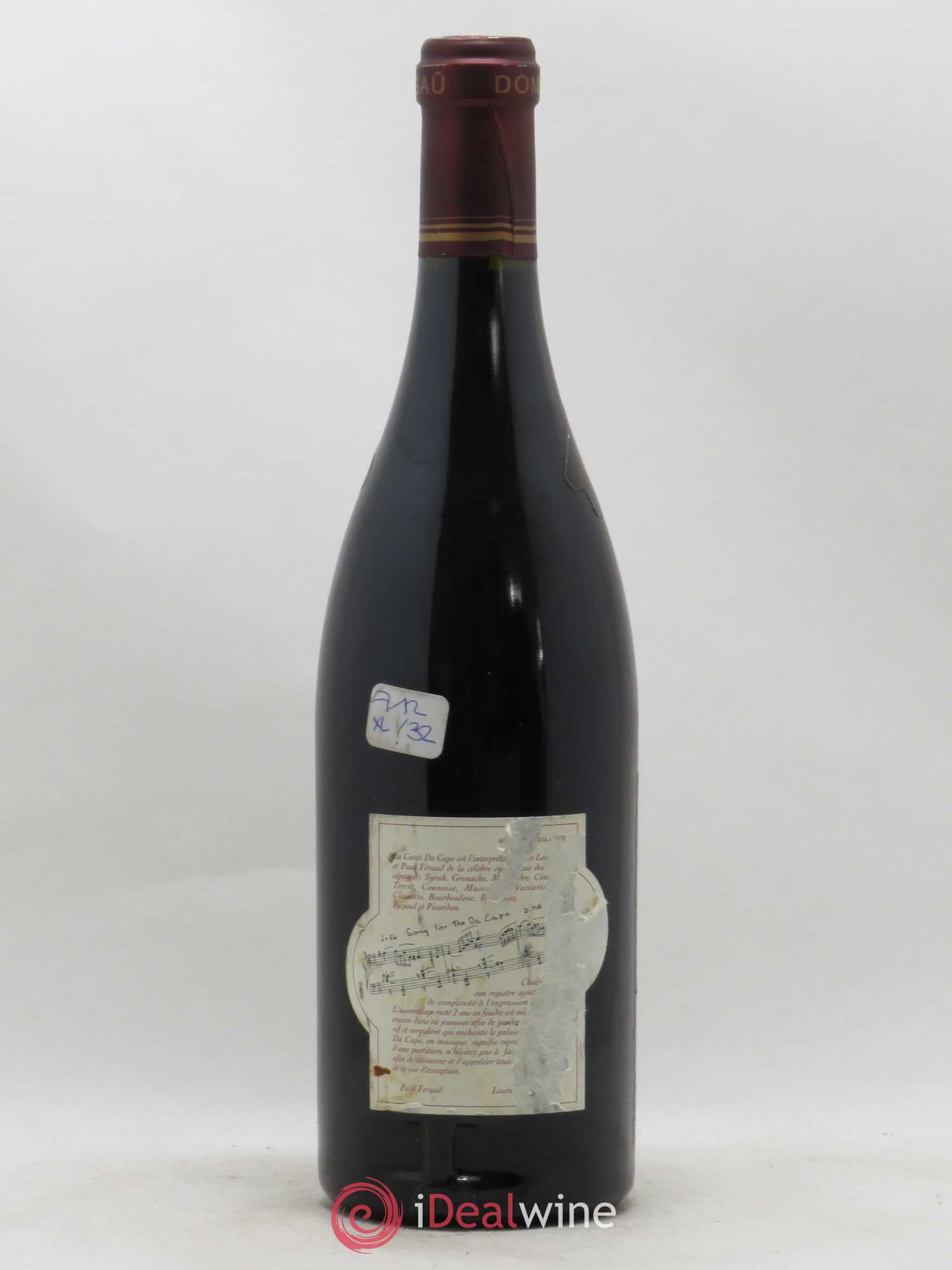 Châteauneuf-du-Pape Domaine du Pégau Cuvée Da Capo Paul et Laurence Féraud 2000 - Lotto di 1 bottiglia - 1