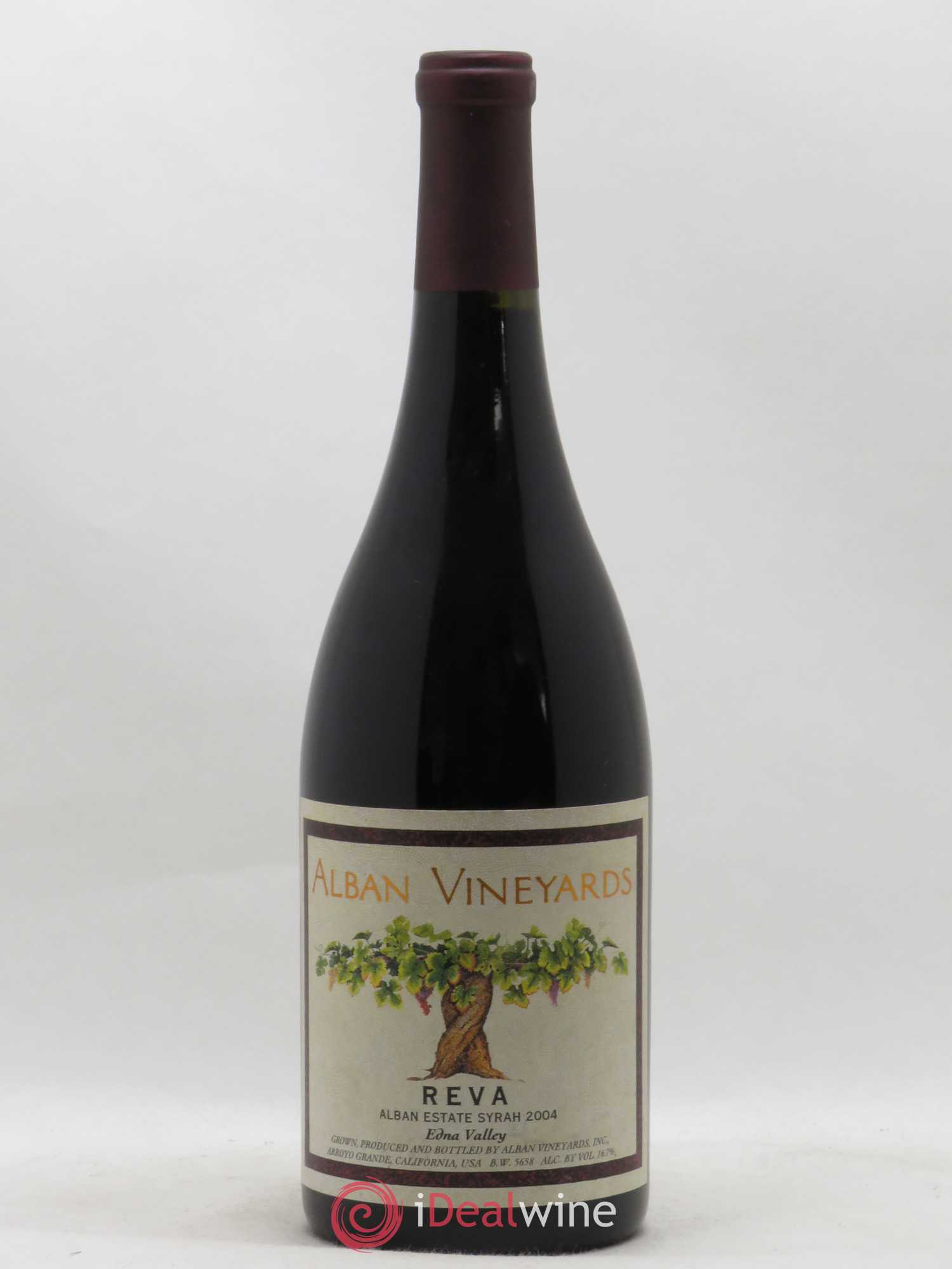 USA Reva EDNA VALLEY Alban Estate Syrah Alban Vineyard 2004 - Posten von 1 Flasche - 0