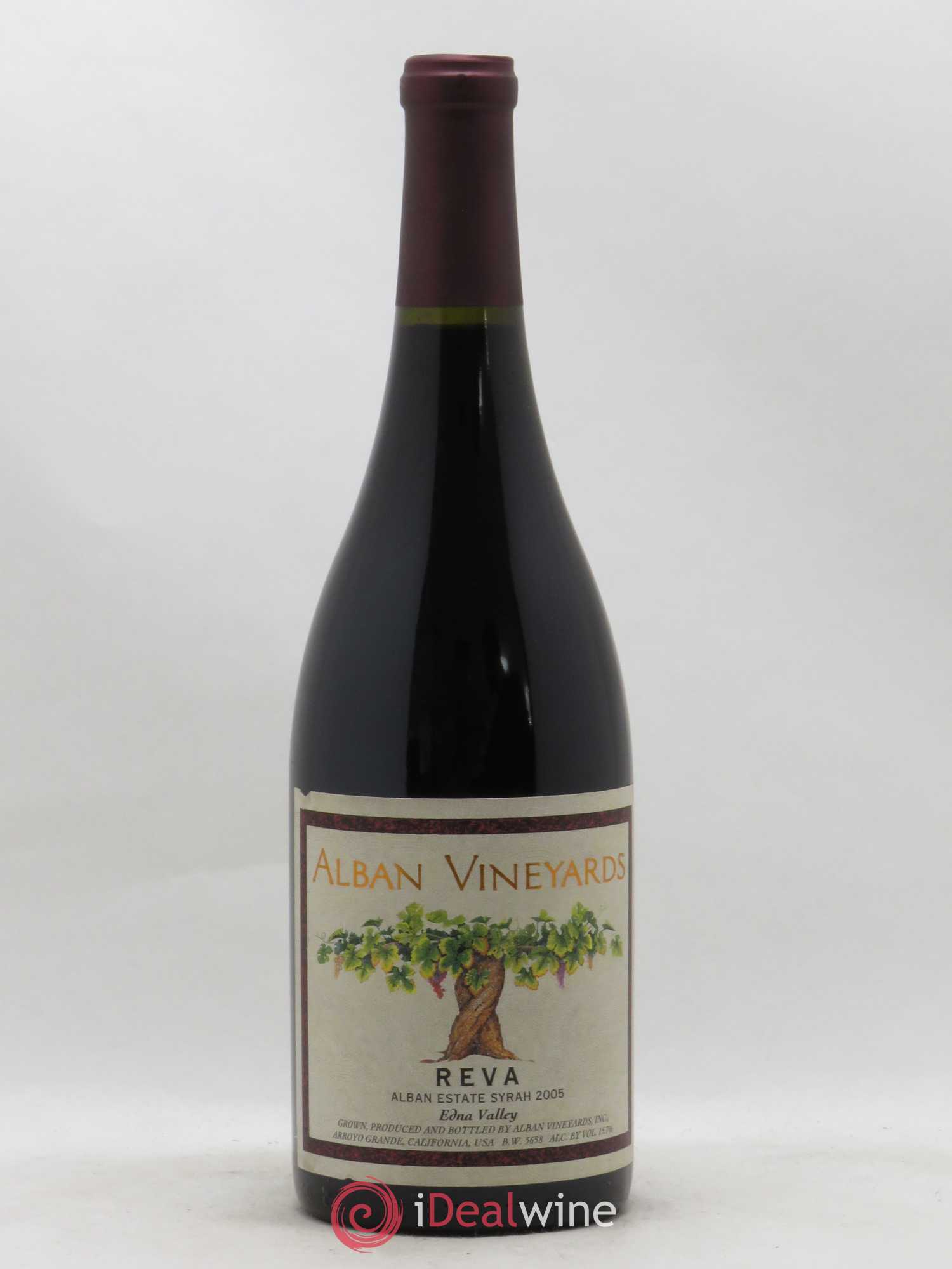 USA Reva EDNA VALLEY Alban Estate Syrah Alban Vineyard 2005 - Posten von 1 Flasche - 0