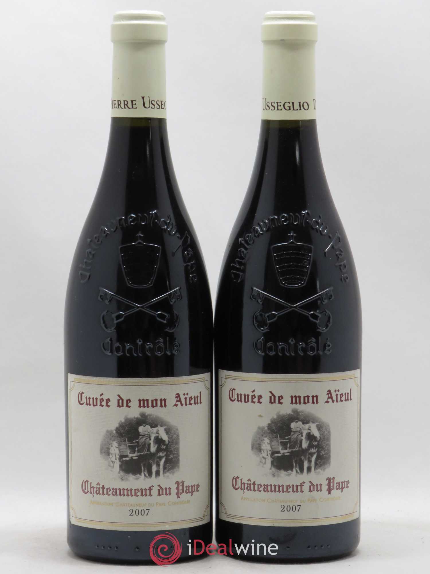 Châteauneuf-du-Pape Cuvée de mon Aïeul Pierre Usseglio & Fils 2007 - Lot de 2 bouteilles - 0
