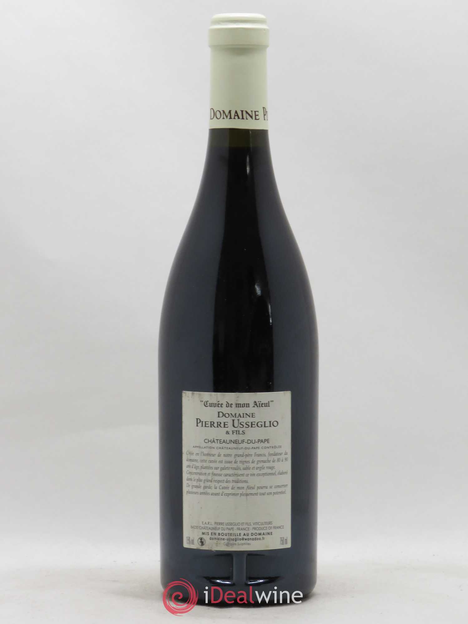Châteauneuf-du-Pape Cuvée de mon Aïeul Pierre Usseglio & Fils 2007 - Lot de 1 bouteille - 1