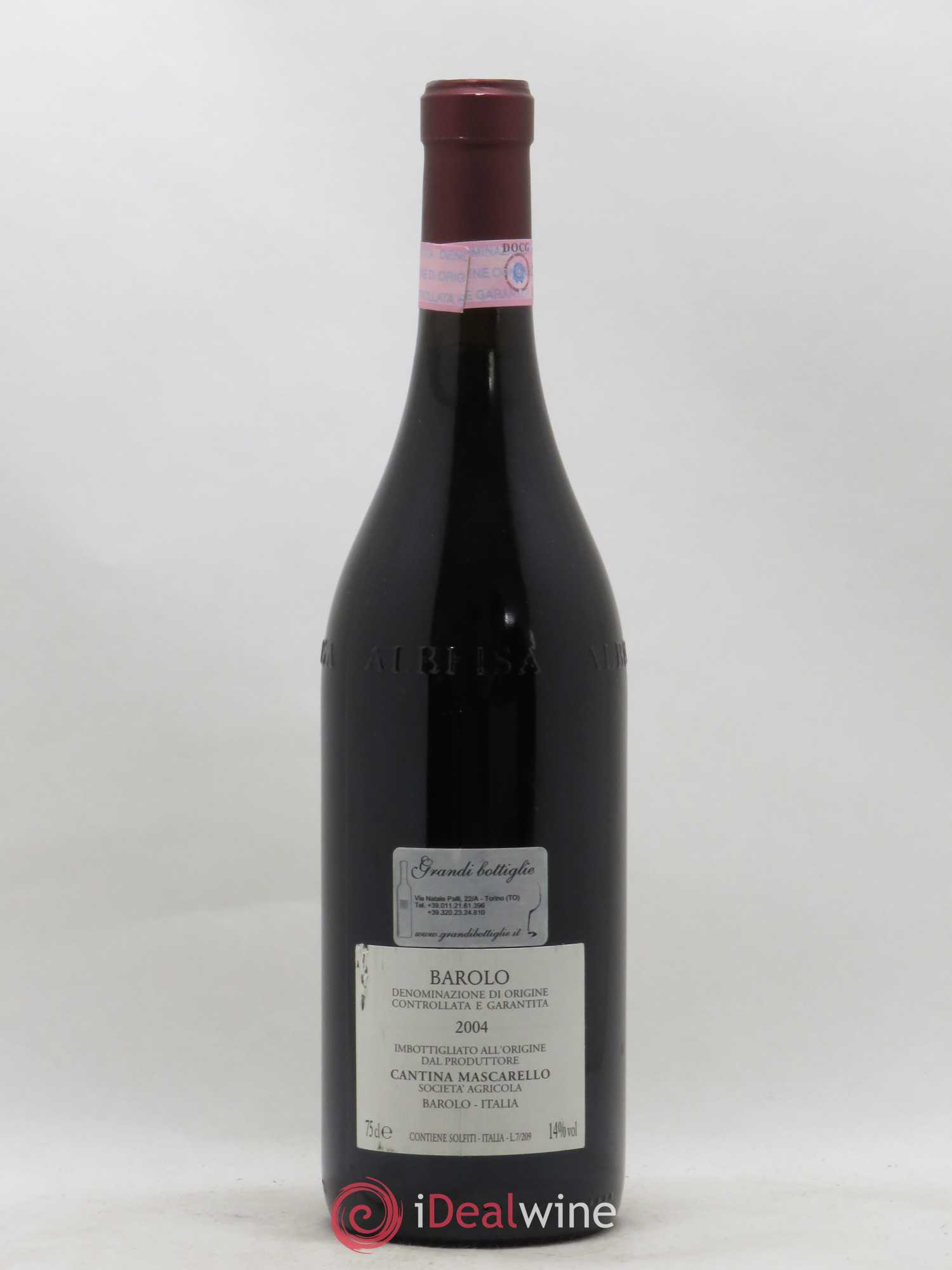 Barolo DOCG Bartolo Mascarello 2004 - Lot de 1 bouteille - 1