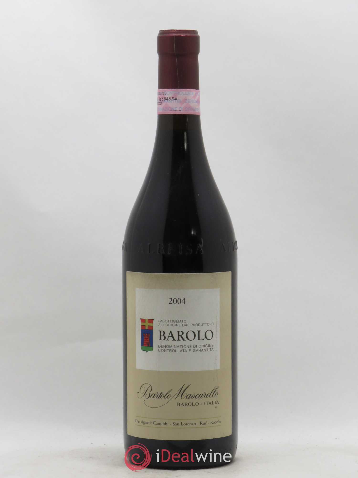 Barolo DOCG Bartolo Mascarello 2004 - Lot de 1 bouteille - 0