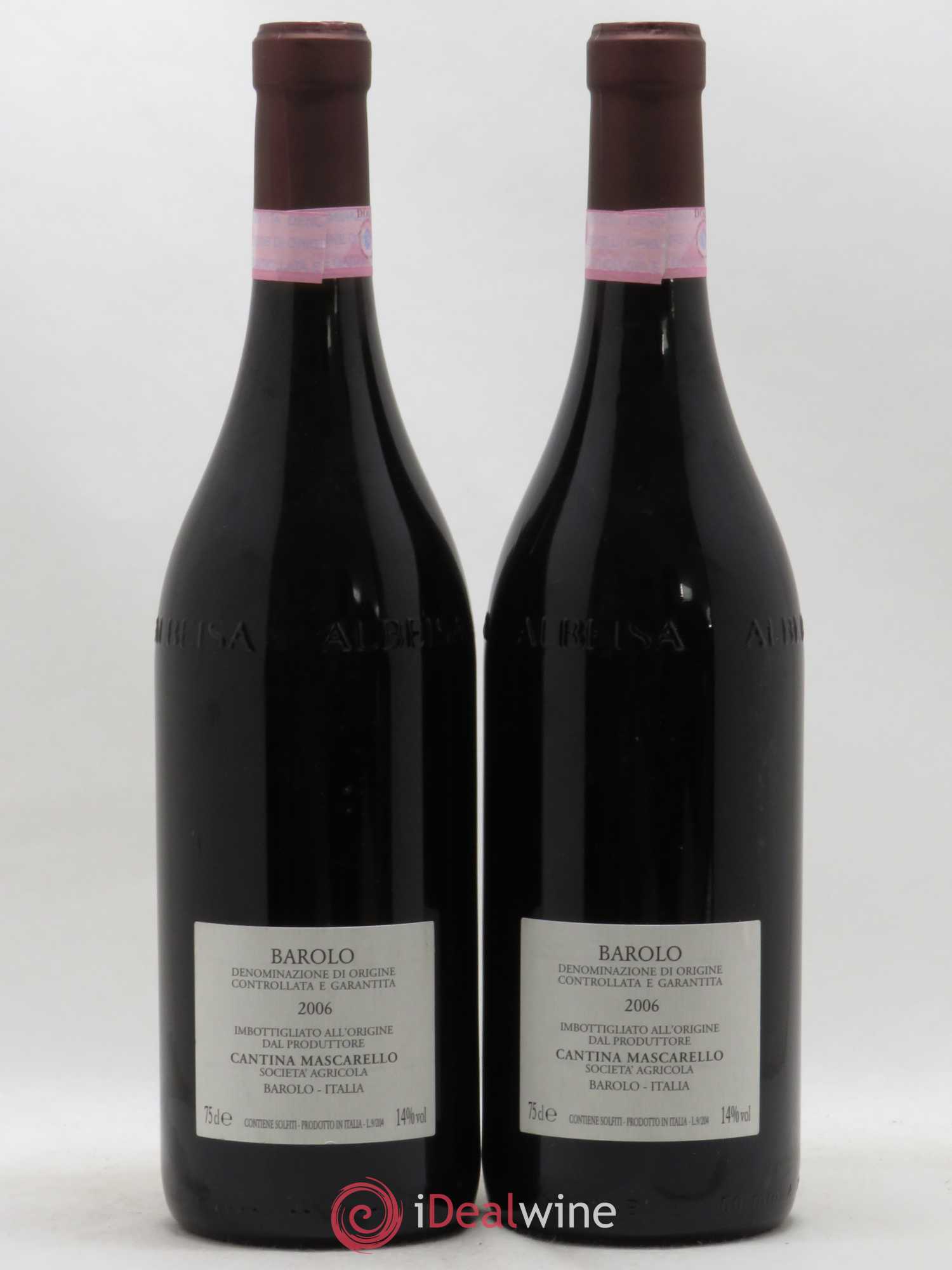 Barolo DOCG Bartolo Mascarello 2006 - Lot de 2 bouteilles - 1