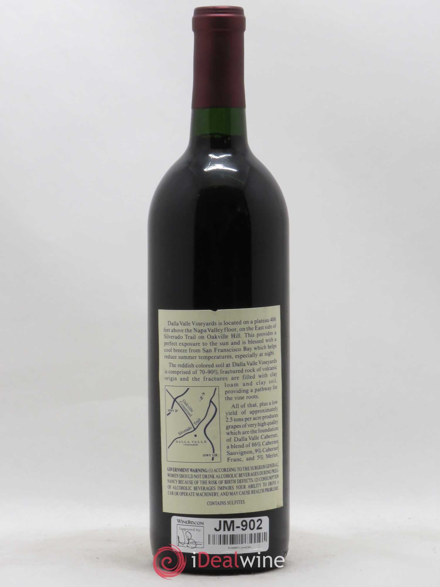 USA Napa Valley Cabernet Sauvignon Dalla Valle 1992 - Posten von 1 Flasche - 1