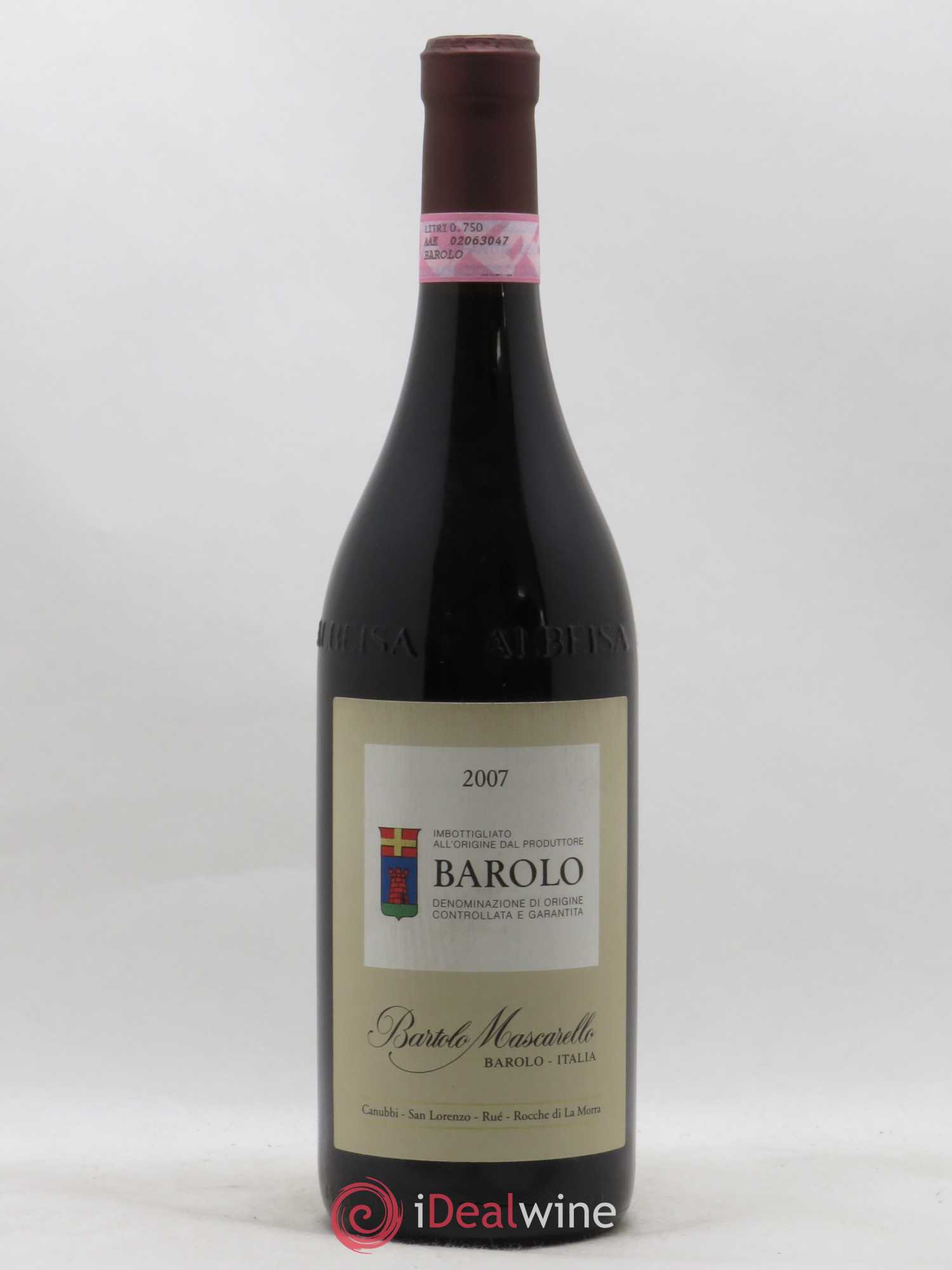Barolo DOCG Bartolo Mascarello 2007 - Lot de 1 bouteille - 0