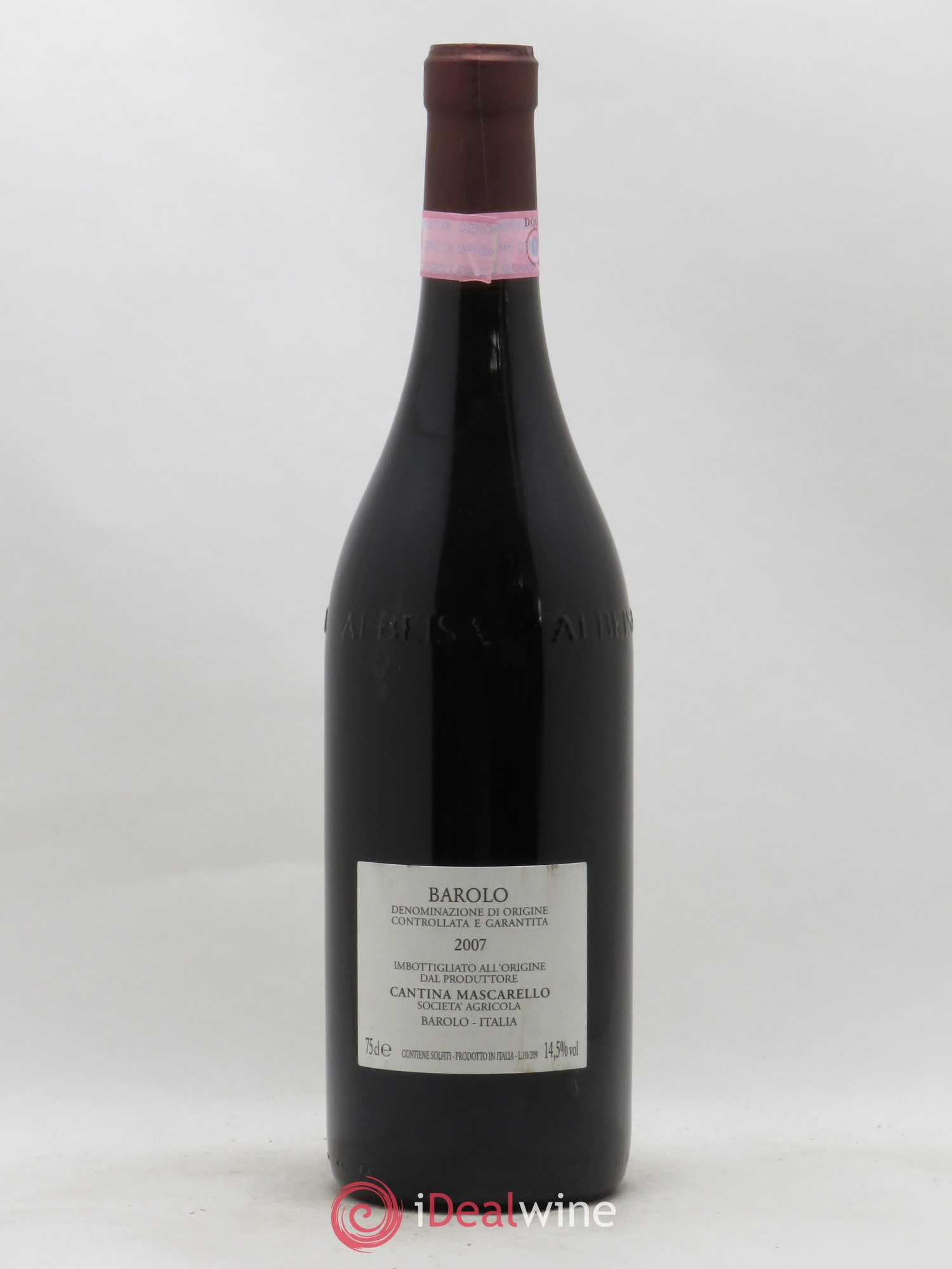 Barolo DOCG Bartolo Mascarello 2007 - Lot de 1 bouteille - 1